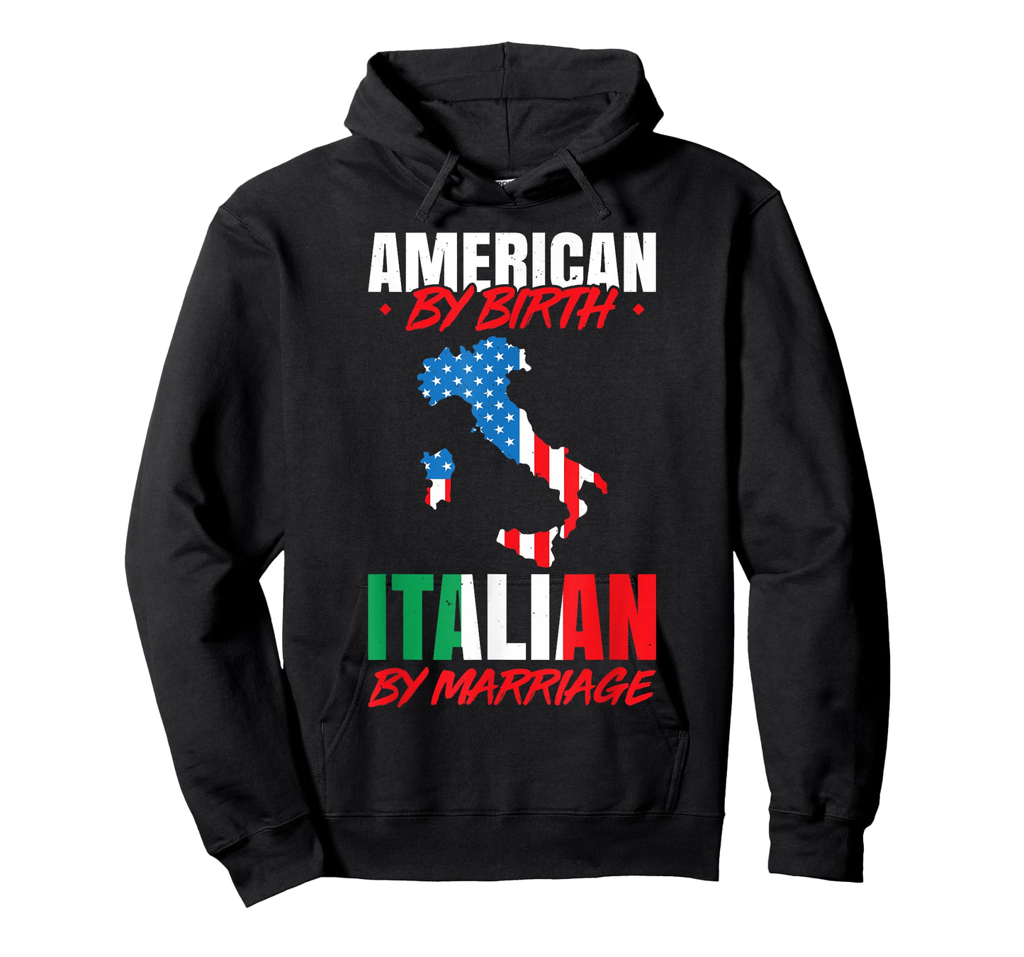 American By Birth Italian By Marriage Funny Italian Sayings T-Shirt