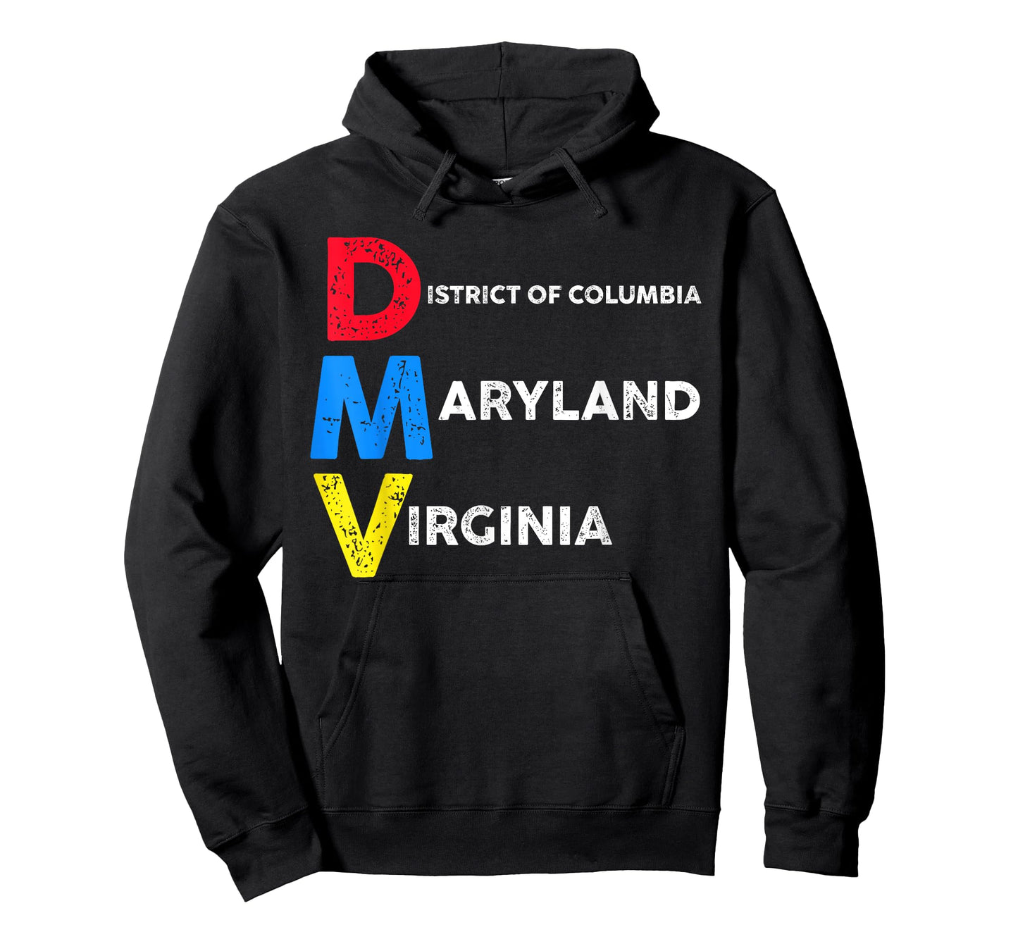 DMV native aka DC, Maryland and Virginia T-Shirt