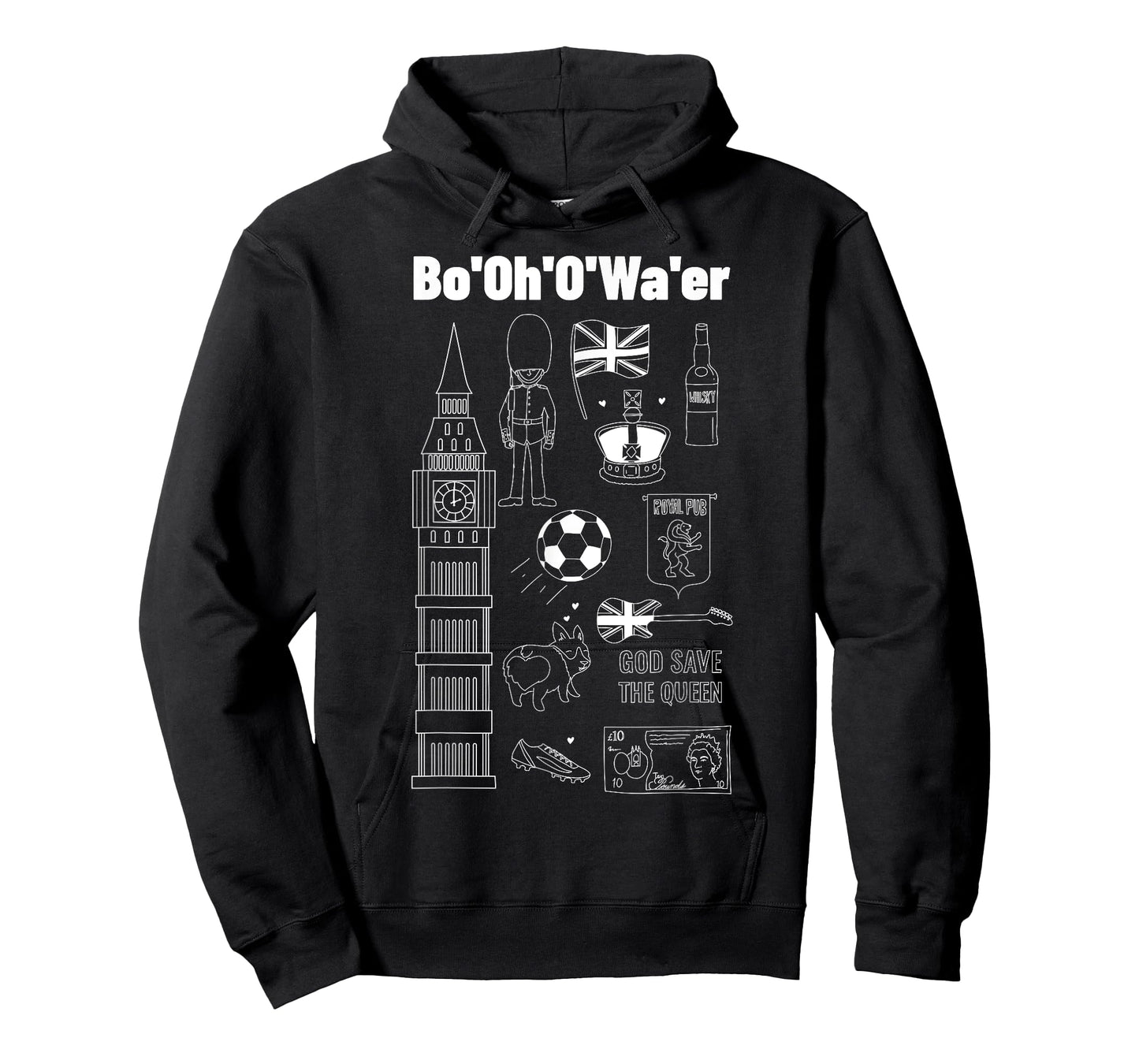 Funny Brit Gifts & British Accent Bottle Of Water T-Shirt