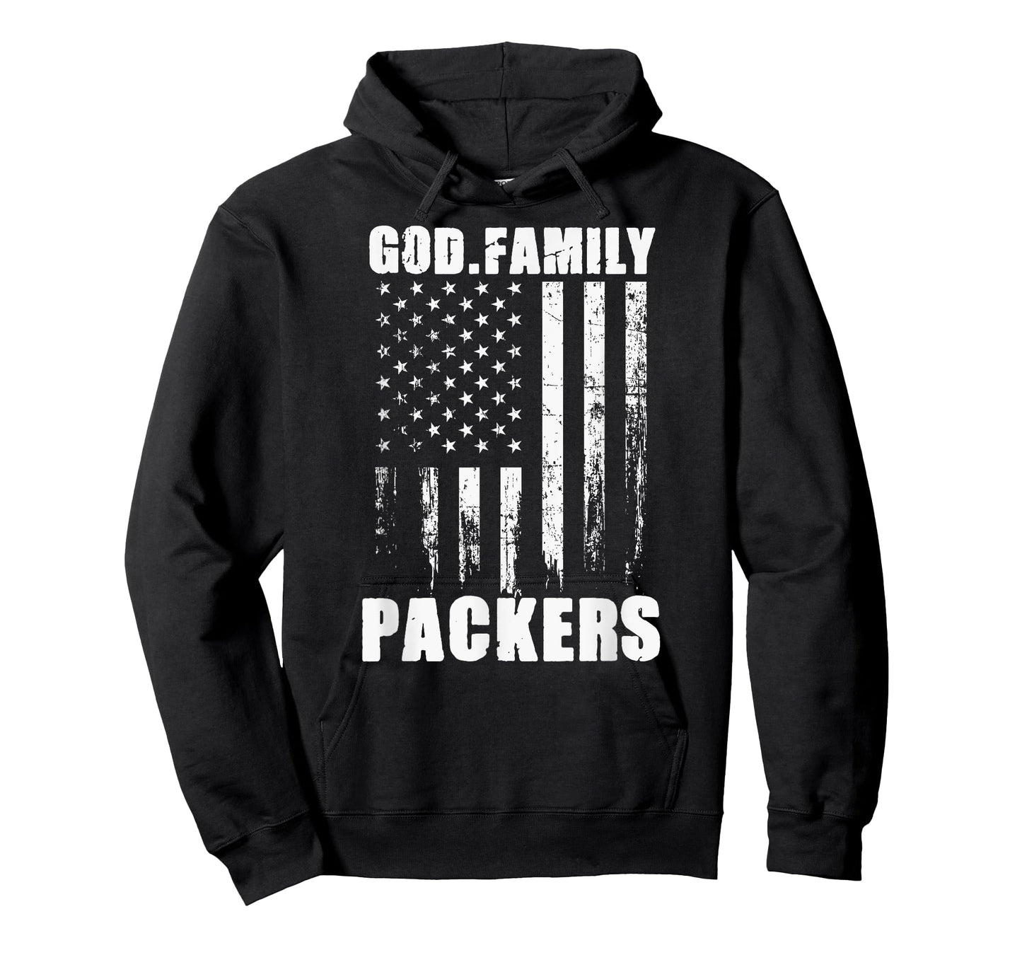 Austin Packers God. Family. Vintage USA Flag T-Shirt