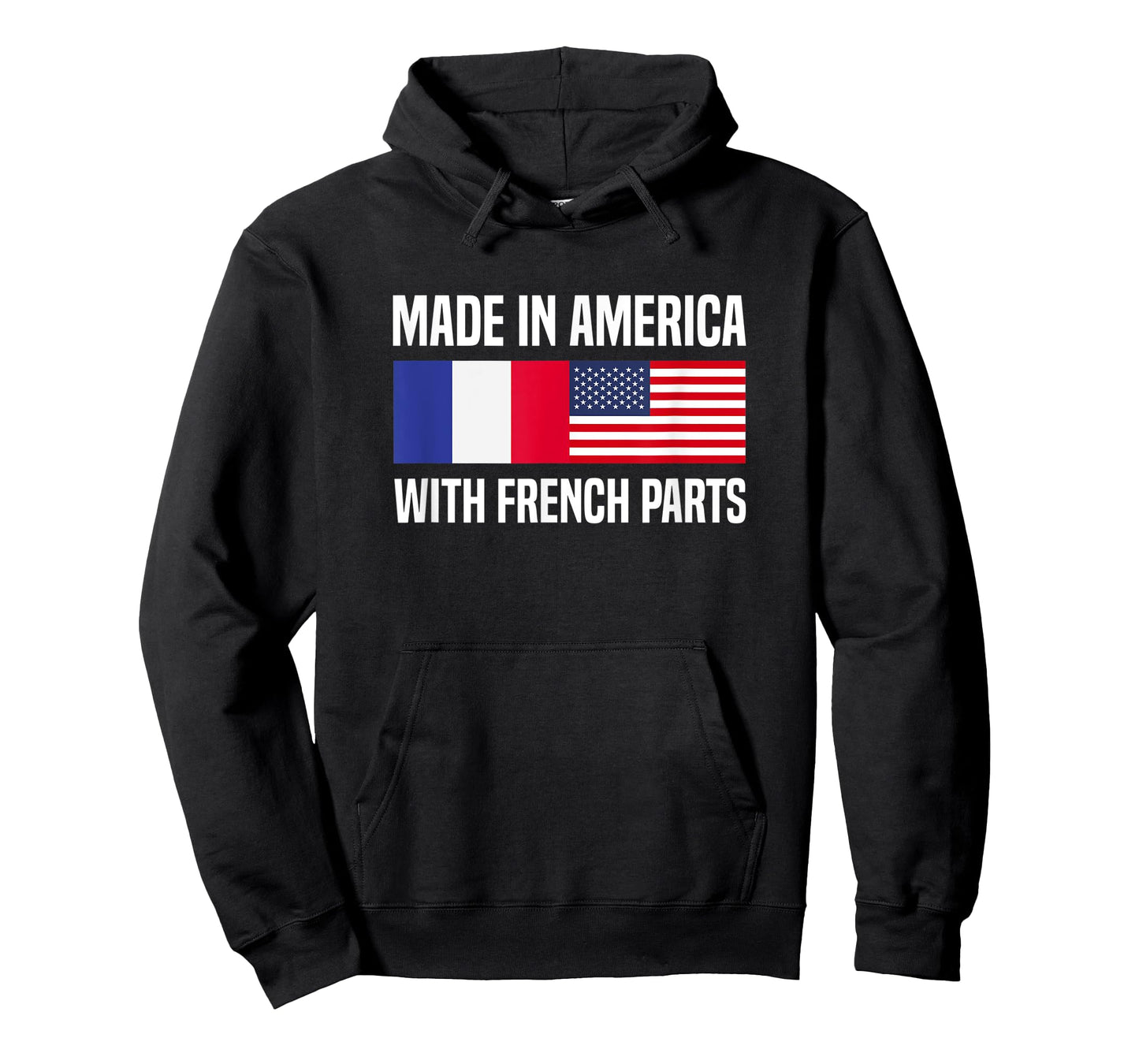 Made in America with French Parts French American T-Shirt