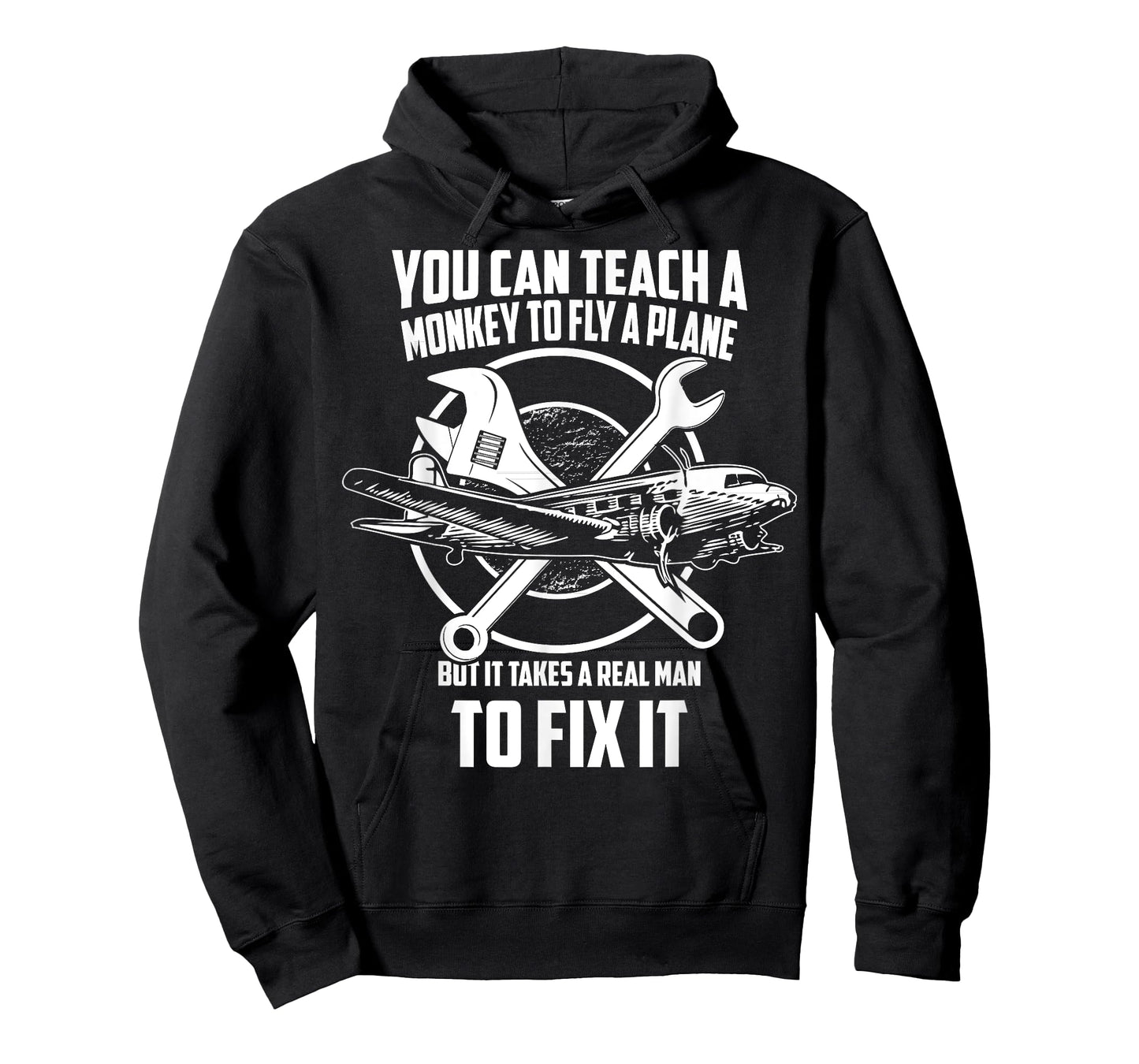 Airplane Mechanic T-Shirt - Real man fix plane T-Shirt