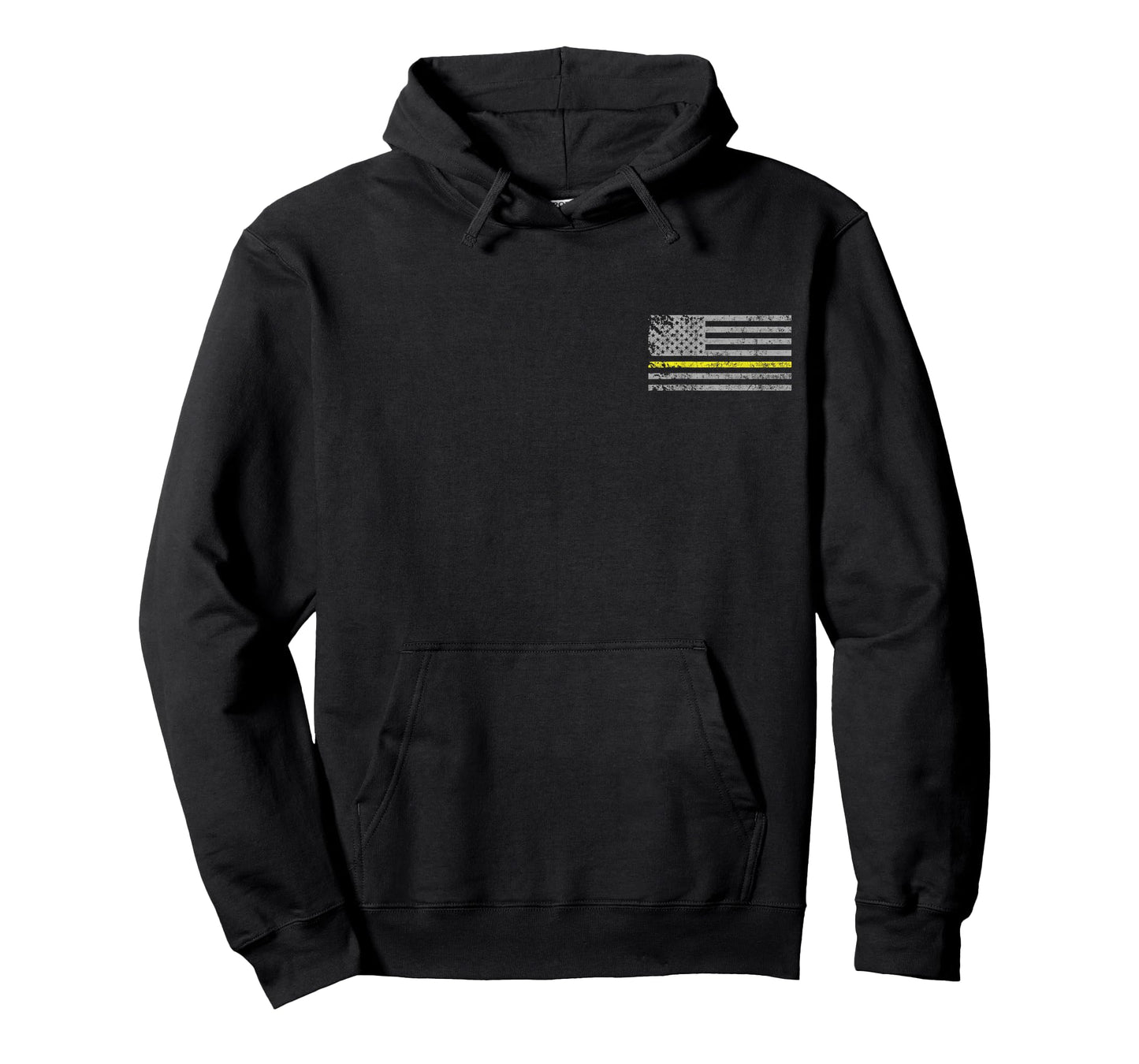 Thin Yellow Line American Flag Emergency Dispatcher T-Shirt