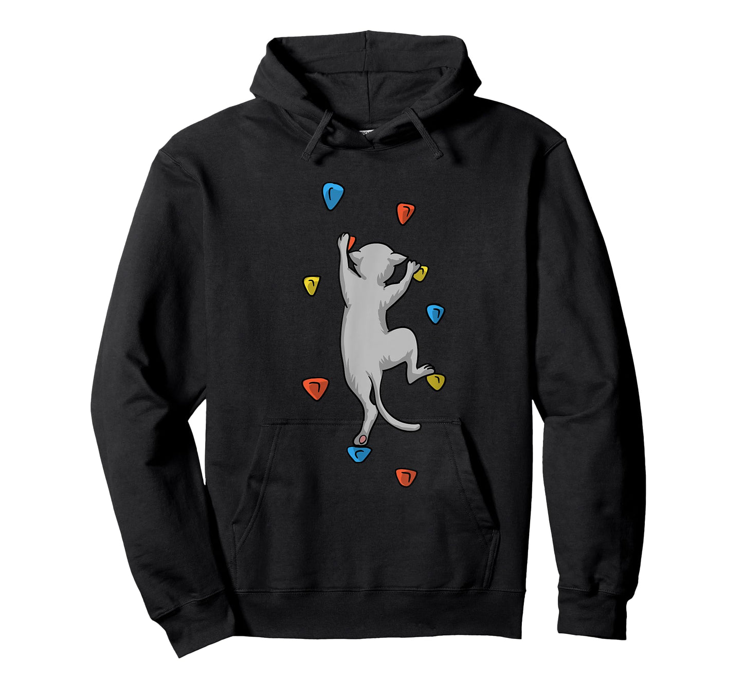 Funny Cat Climber Rock Climbing Gift For Men Women And Kids T-Shirt