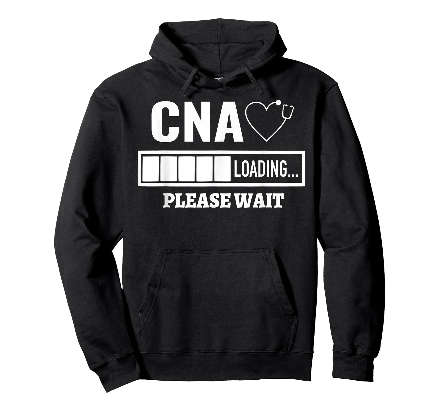 CNA Nursiing Certified Nurse Assistant Stethoscope Loading T-Shirt