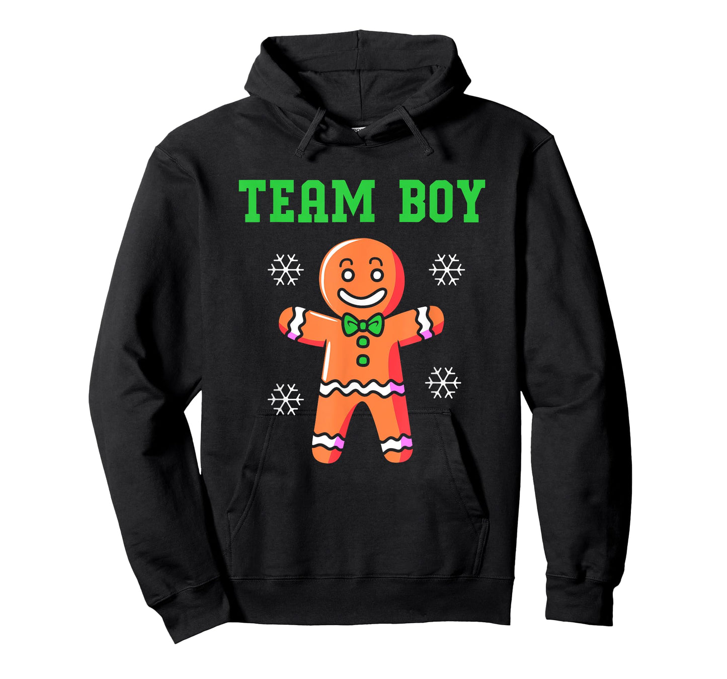Christmas Gingerbread Man Team Boy Gender Reveal T-Shirt