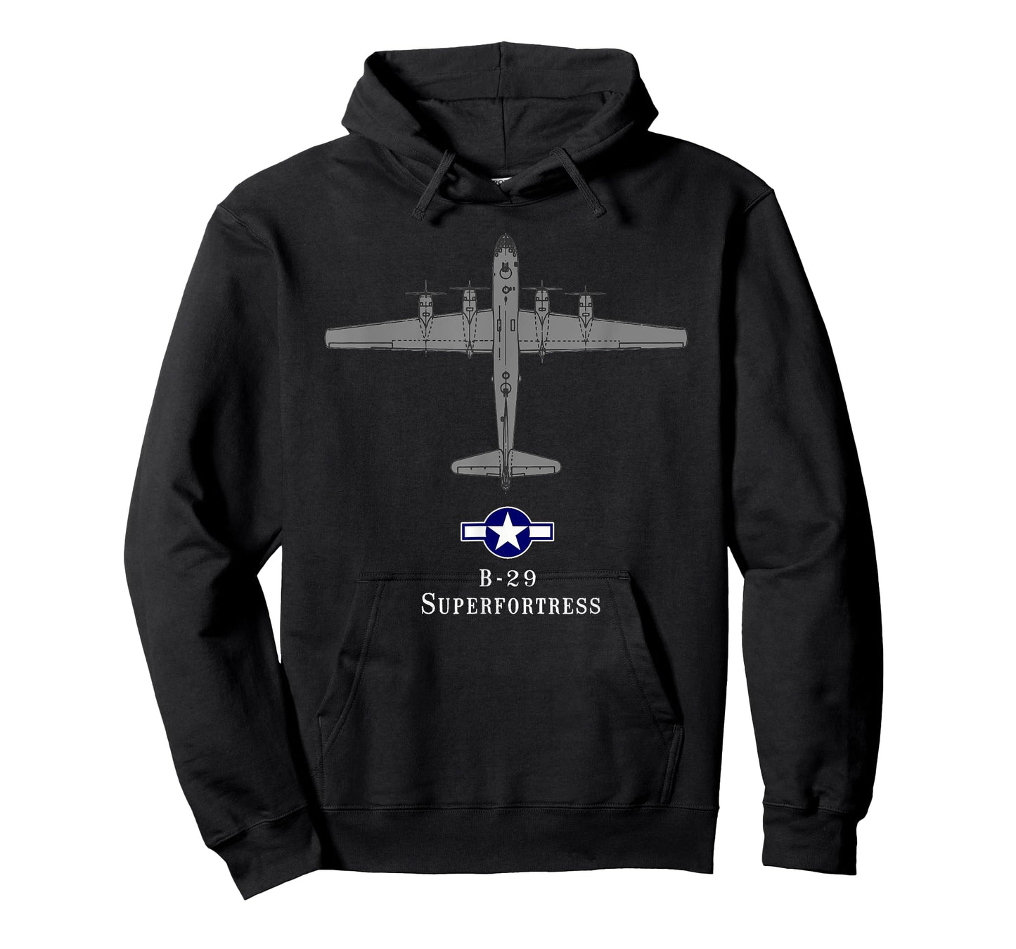 B-29 Superfortress Tech Drawing WWII Bomber T-shirt T-Shirt