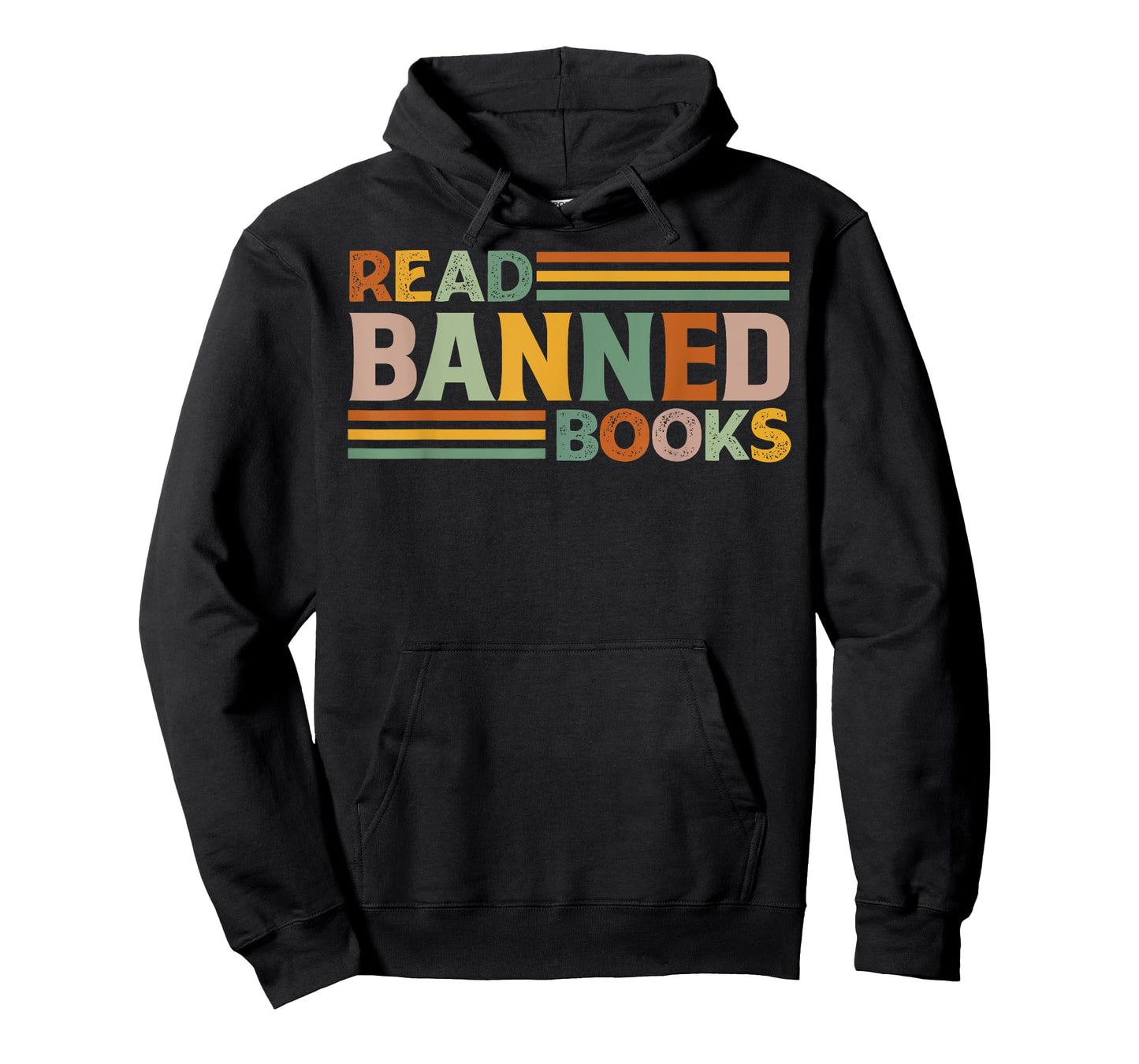 Cool Publication - Read - Old Stuff Read Banned Books T-Shirt - Unisex-Adults - Black - Small - Short Sleeve