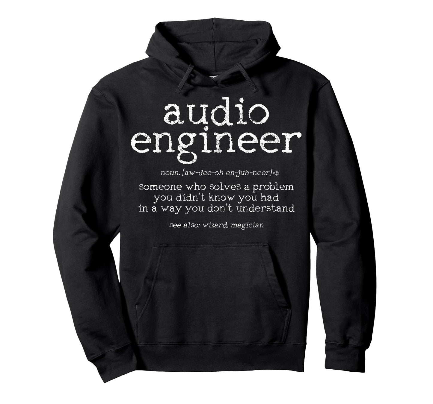Audio Engineer Definition Sound Technician Engineering T-Shirt