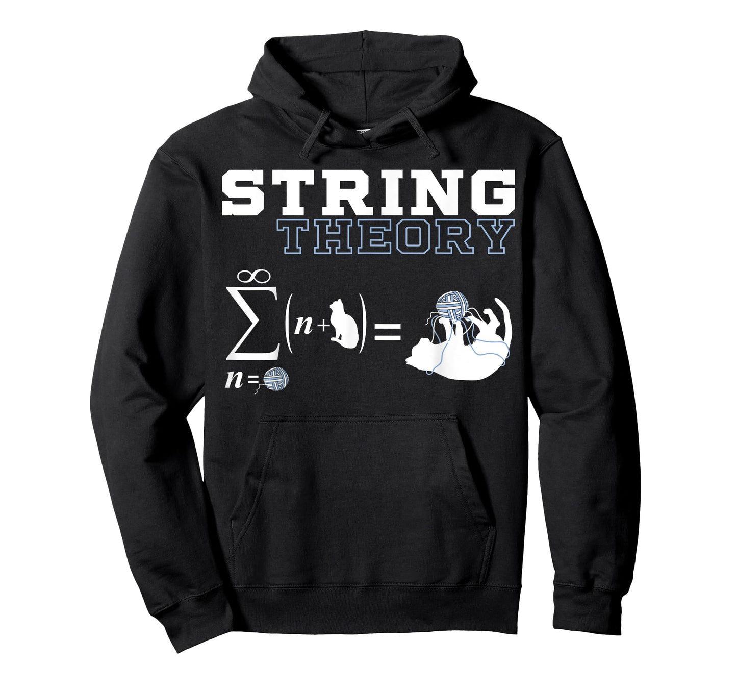 Funny Cat T-shirt | Yarn | String Theory Men Women T-Shirt