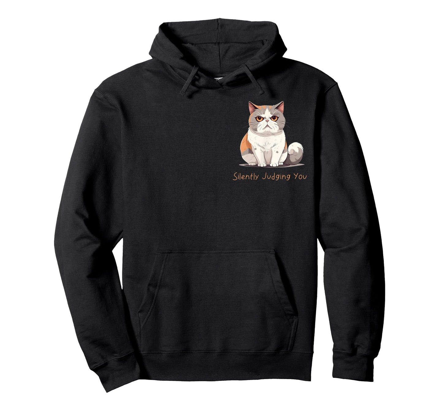"Silently Judging You" funny cat graphic design T-Shirt