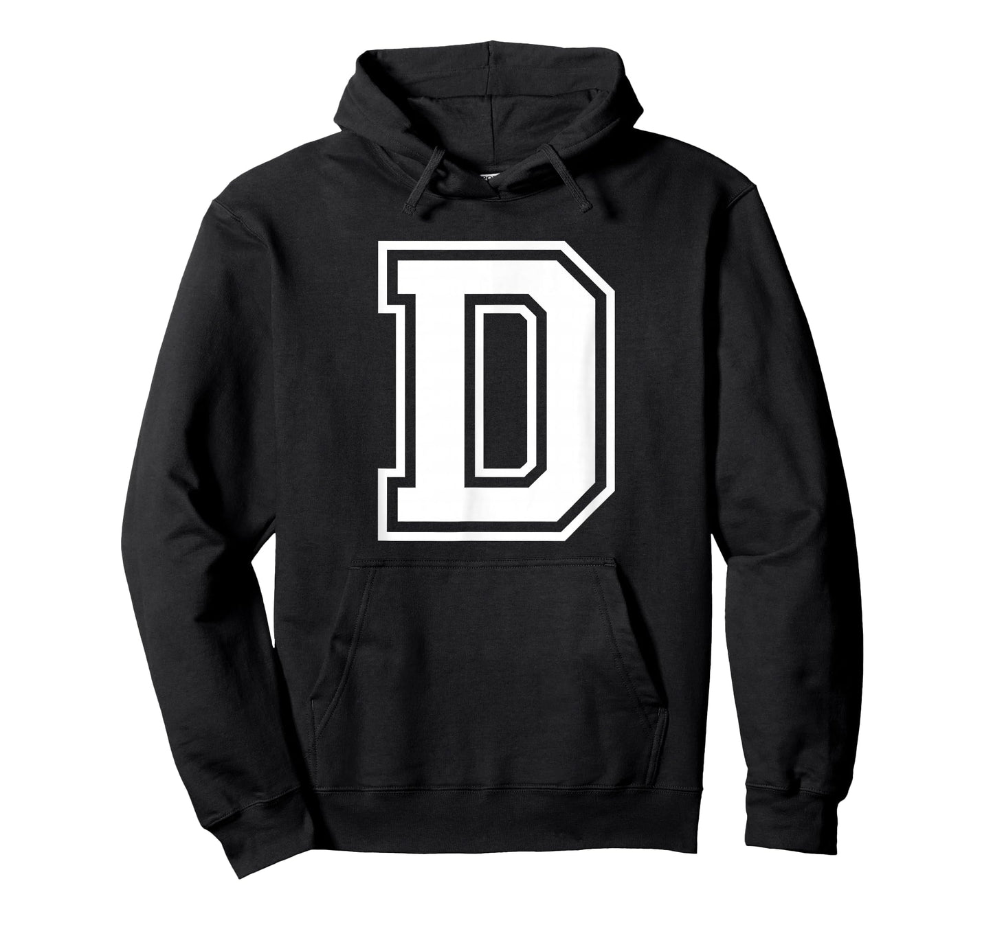 Letter D Name Initial Varsity Alphabet Monogram T-Shirt