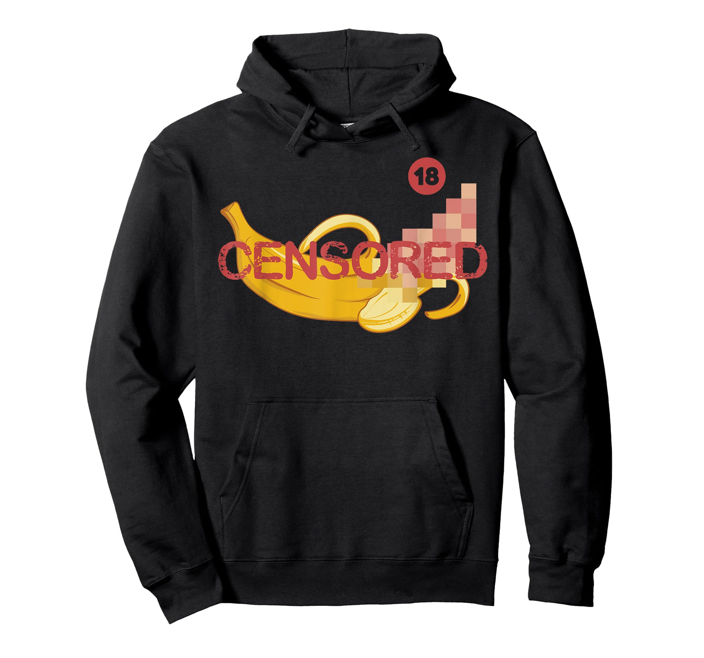 Censored Banana Funny Apparel T-Shirt