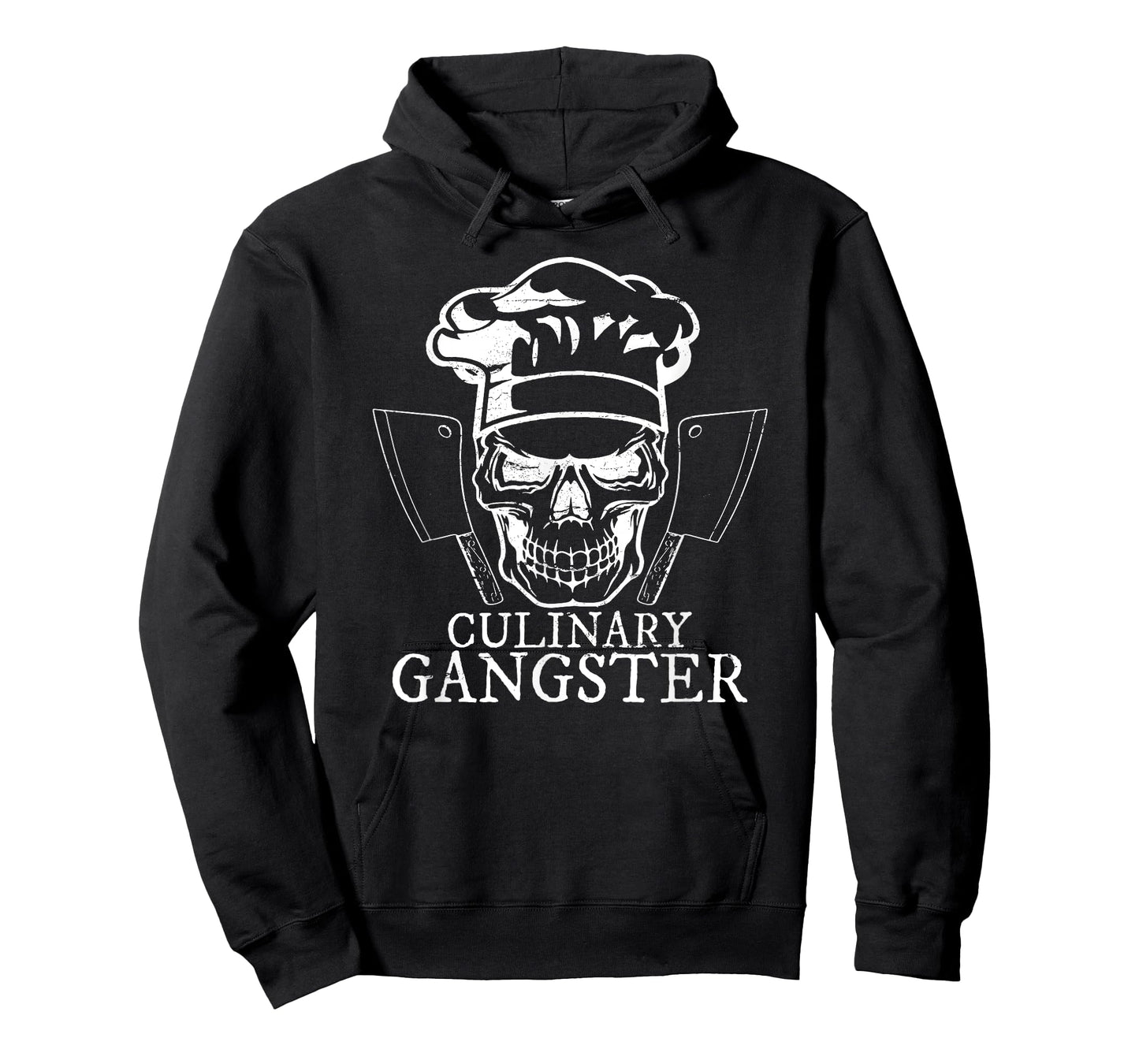 Culinary Gangster Shirt Funny Chef Gift Skull Hat Cooking T-Shirt