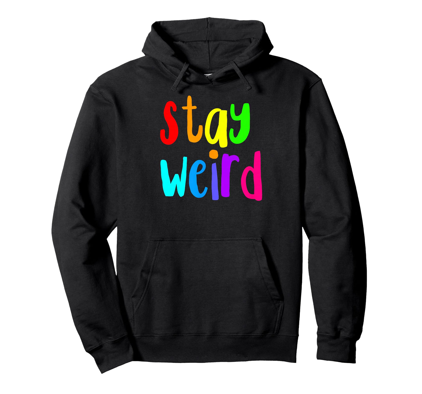 Stay Weird Rainbow Letters T-Shirt T-Shirt