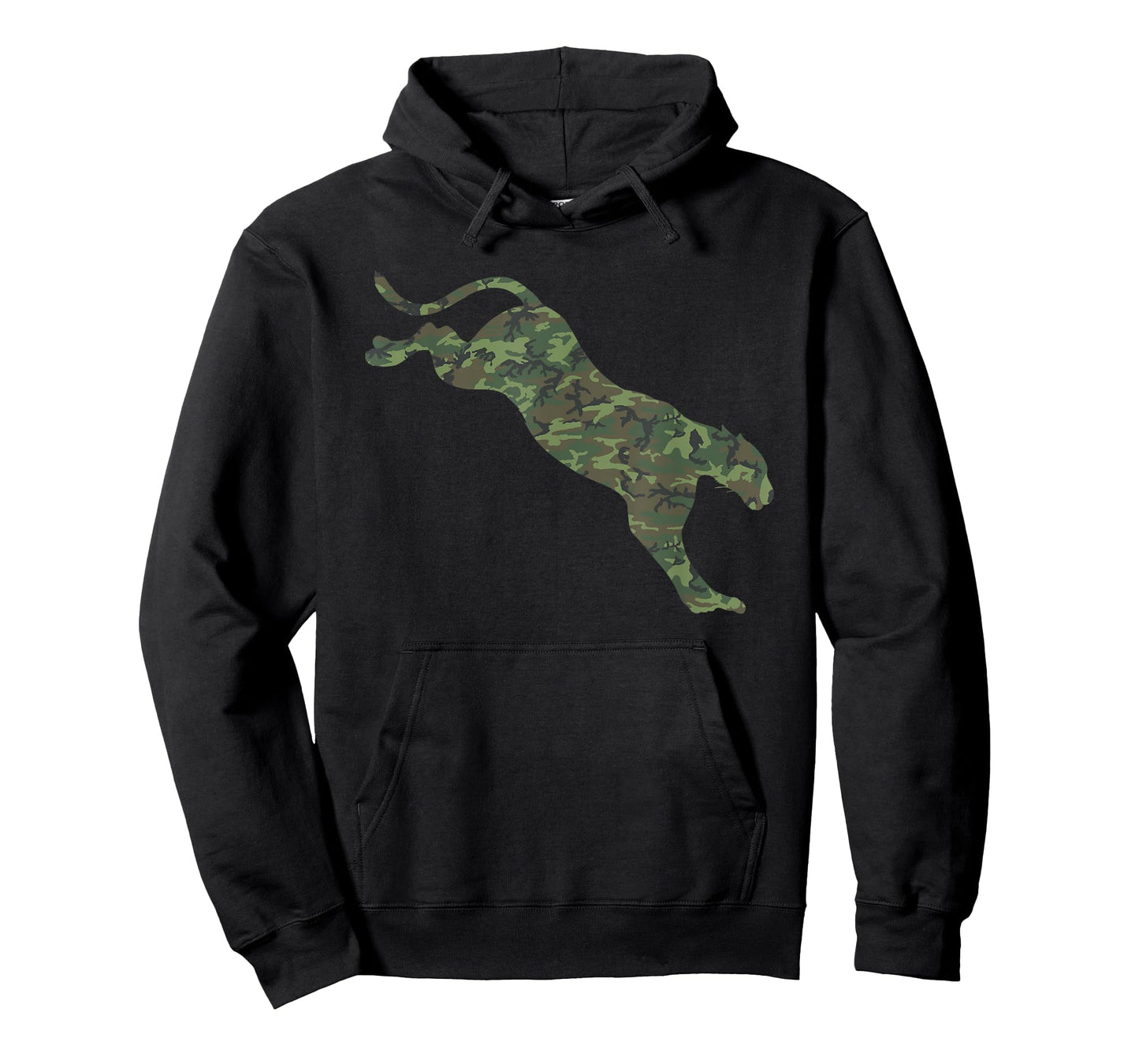 Military Cougar Camo Print US Puma Animal Veteran Men Gift T-Shirt