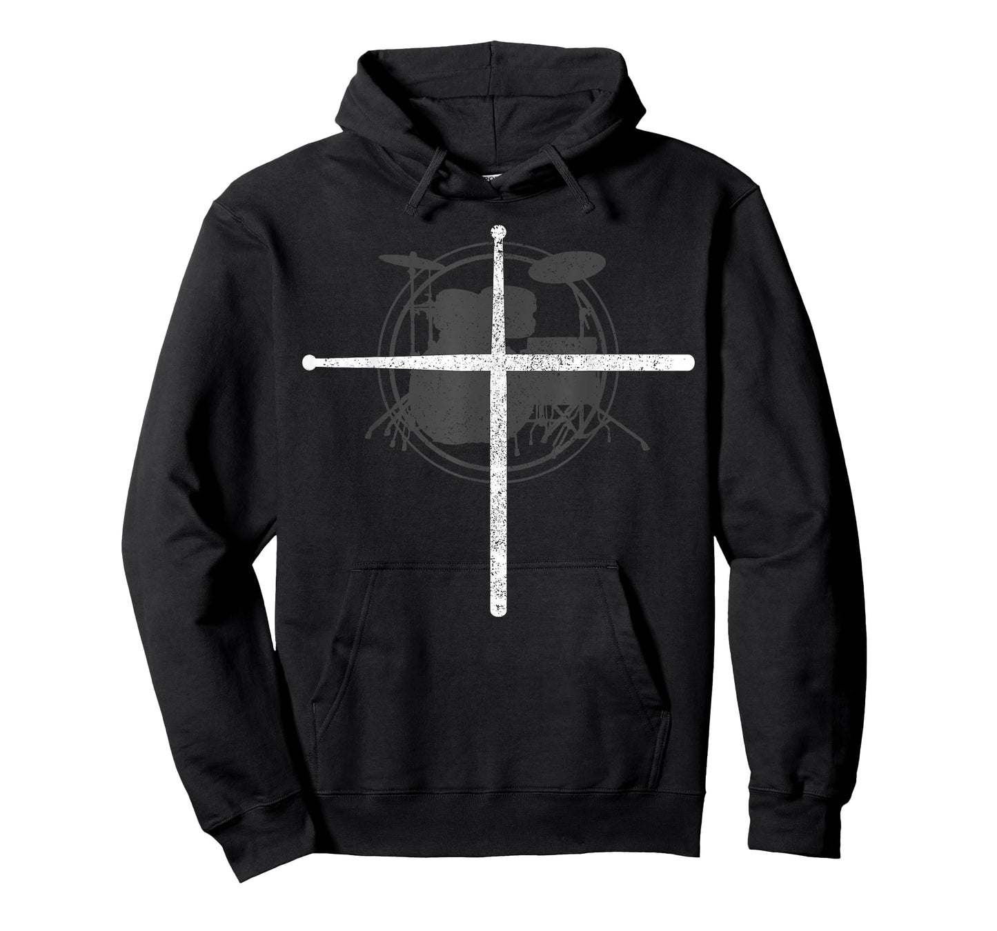 Drummer Drumsticks Cross Christian Band Drummer T-Shirt