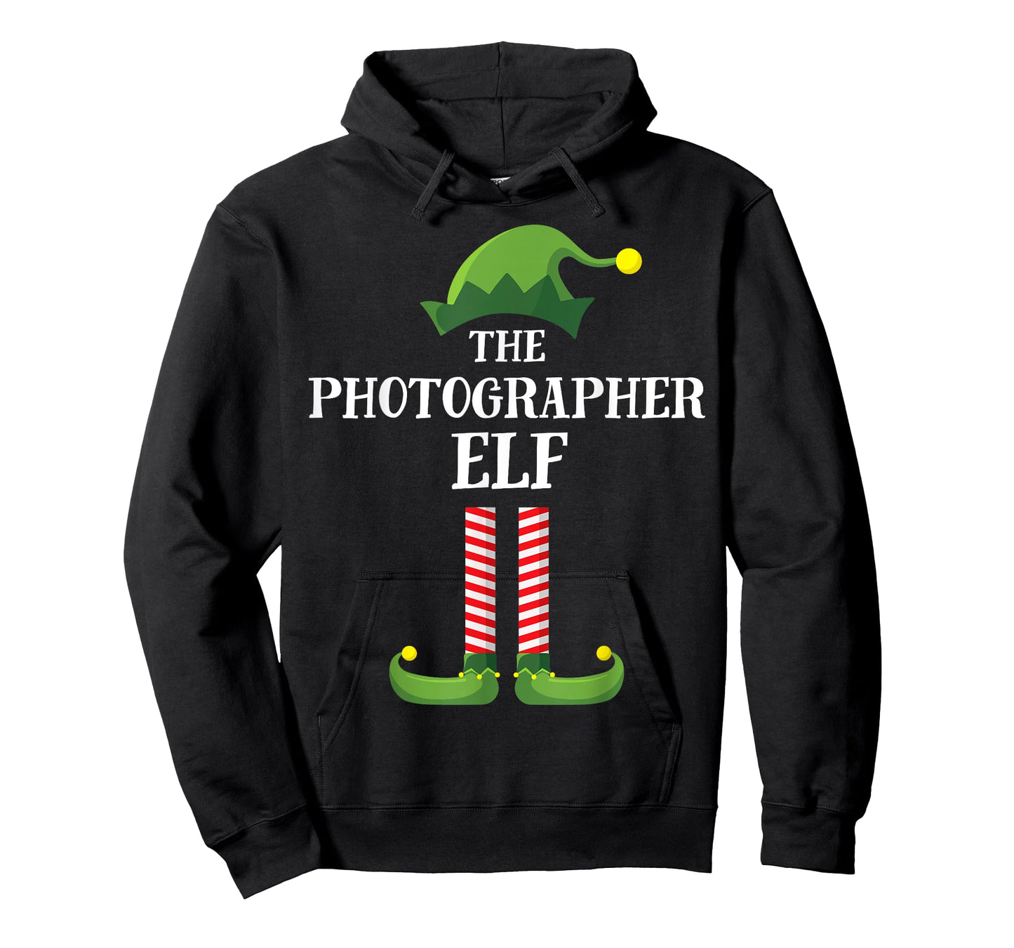 Photographer Elf Matching Family Group Christmas Party PJ T-Shirt
