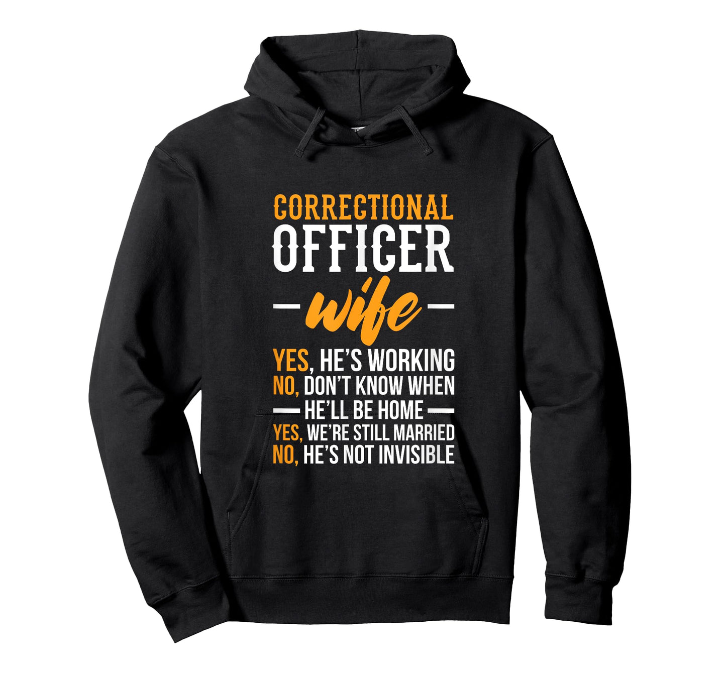 Correctional Officer Wife – Corrections Officer Spouse T-Shirt