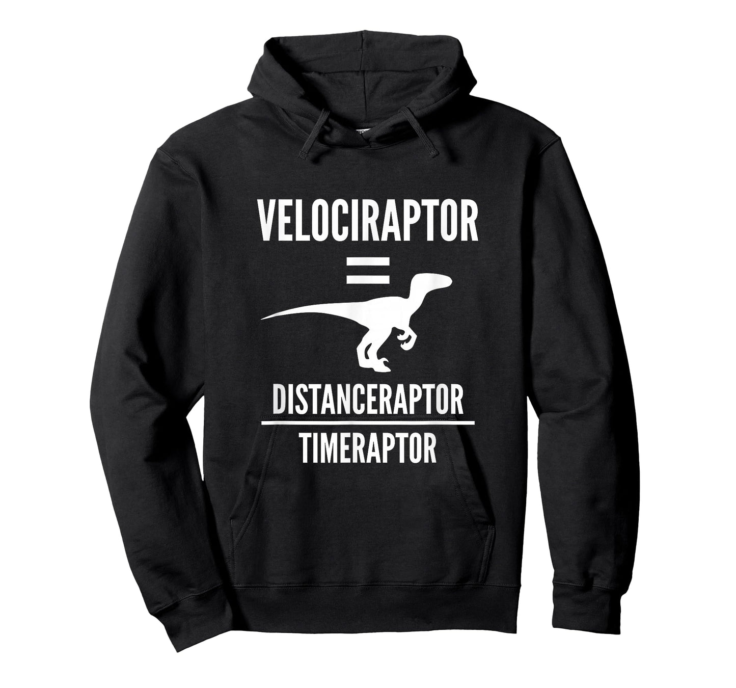 Funny Physics Gift | Velociraptor Dinosaur Science Pun Joke T-Shirt