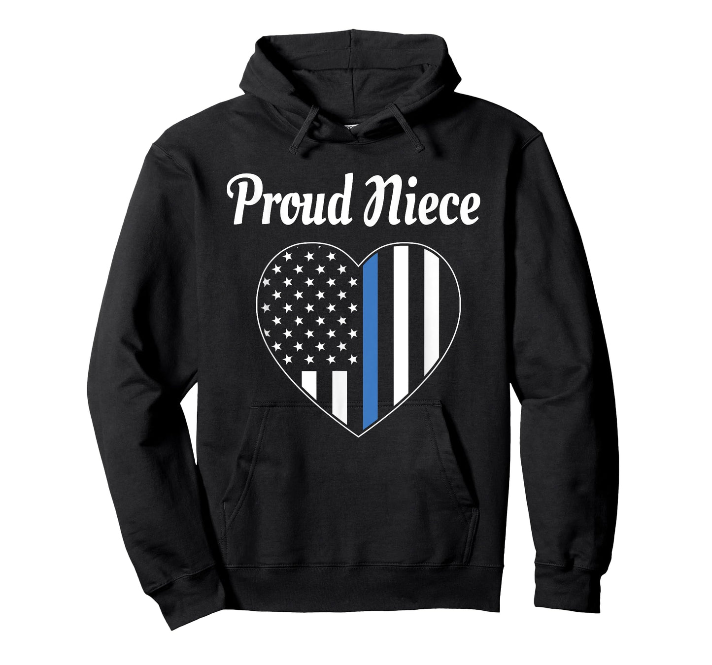 Proud Niece of Police Officer - Law Enforcement Support T-Shirt