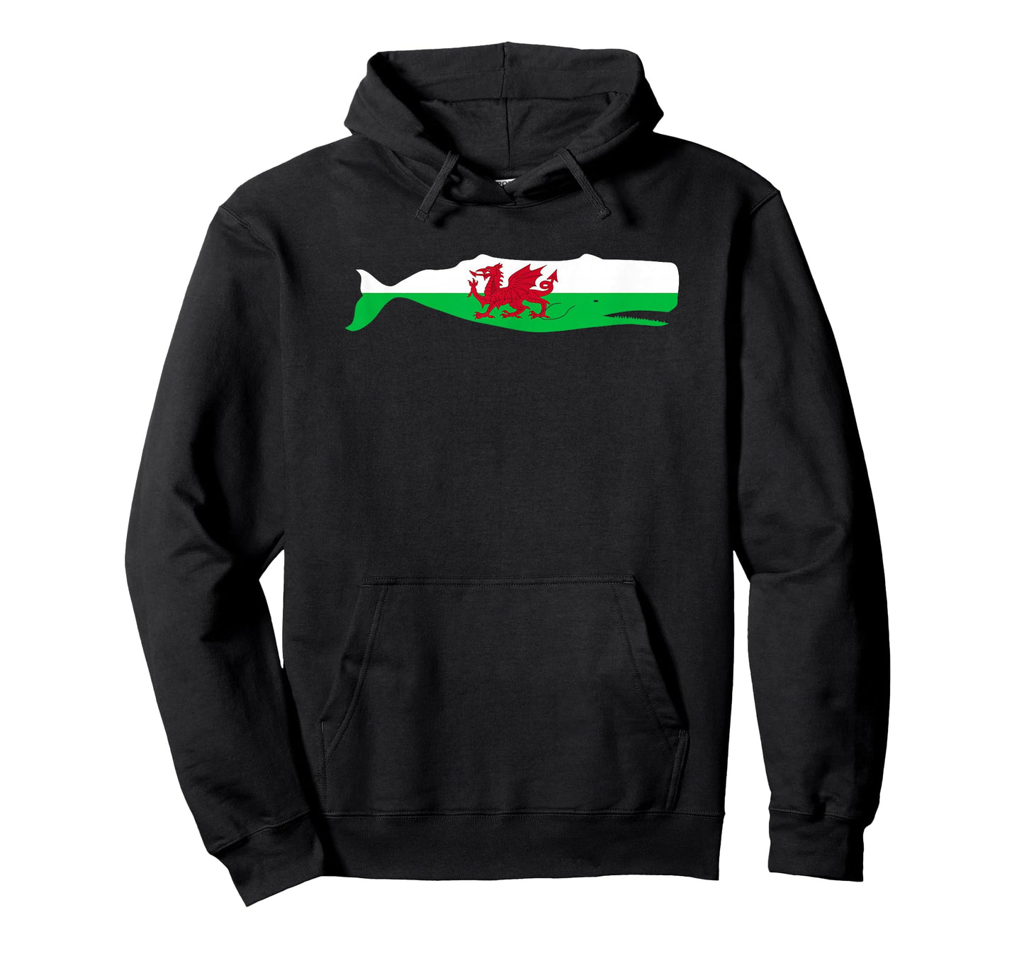 Funny Whale Wales Flag Pun for Welsh American Whales Lover T-Shirt