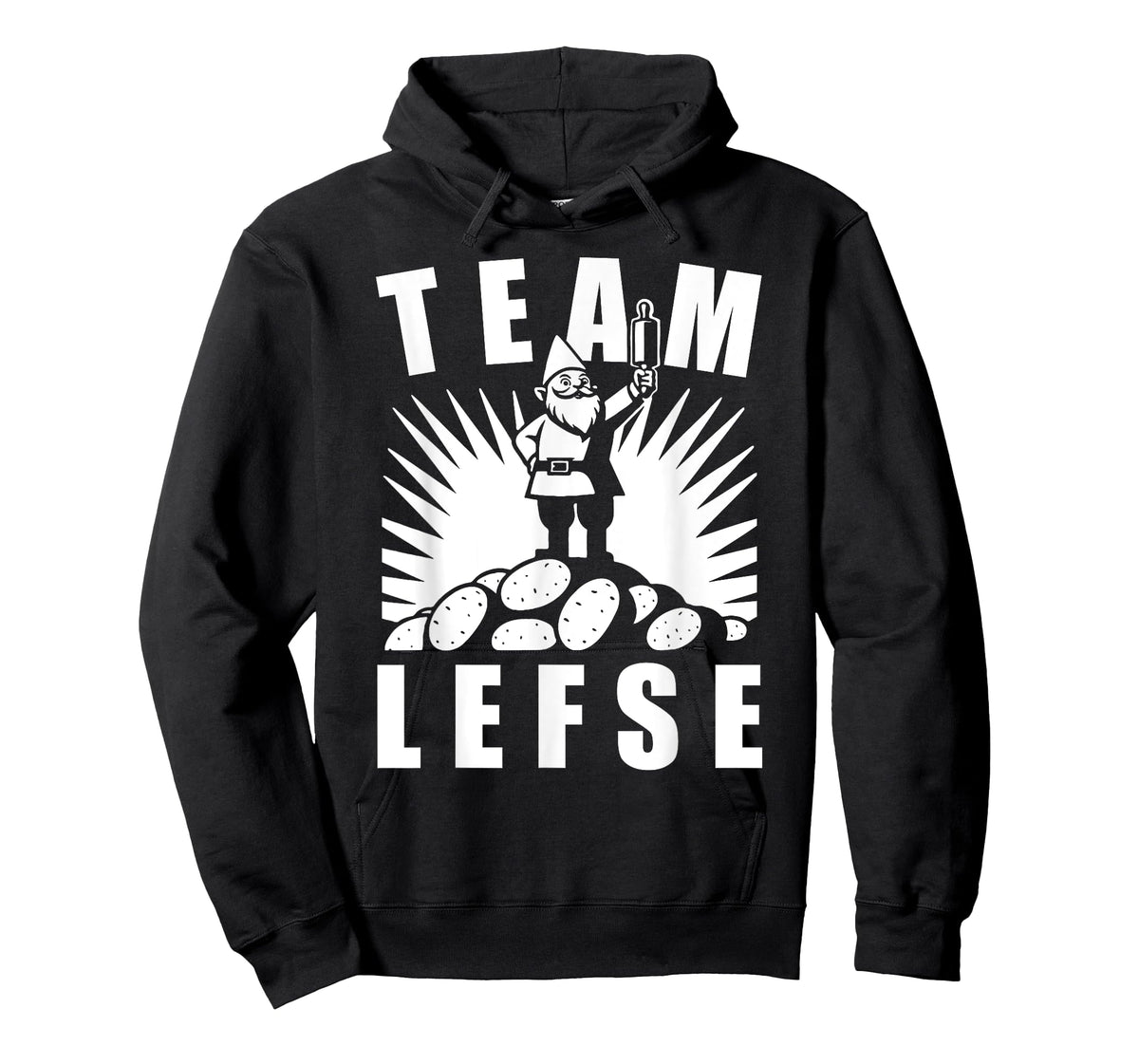 Team Lefse Scandinavian Gnome Christmas Lefse Making T-Shirt