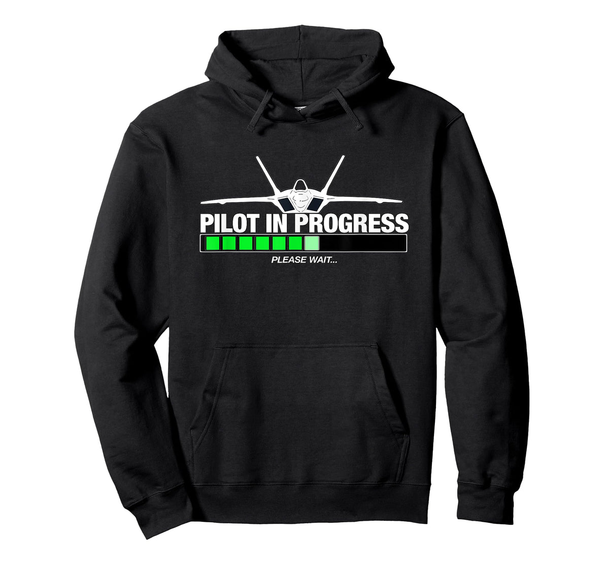 Pilot In Progress, Please Wait- F22 Raptor Airplane Aviation T-Shirt