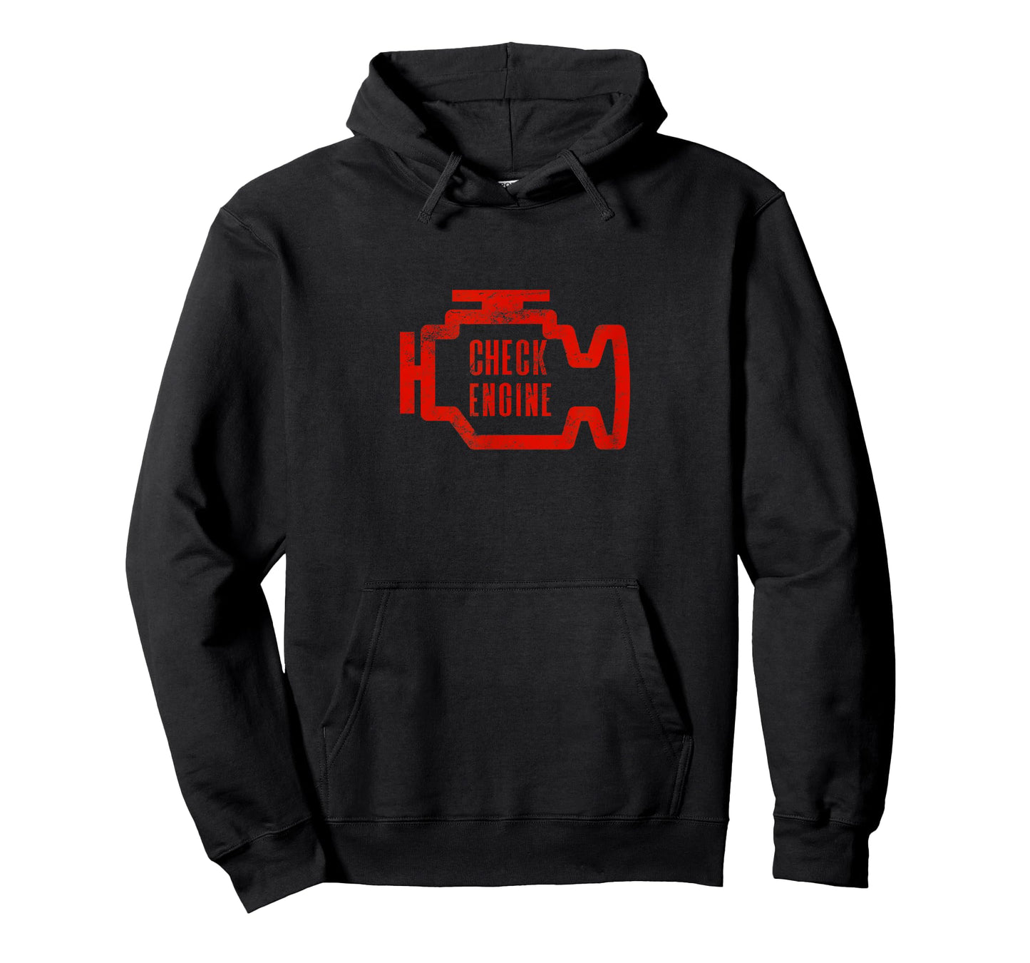Check Engine Light T Shirt Distressed Look