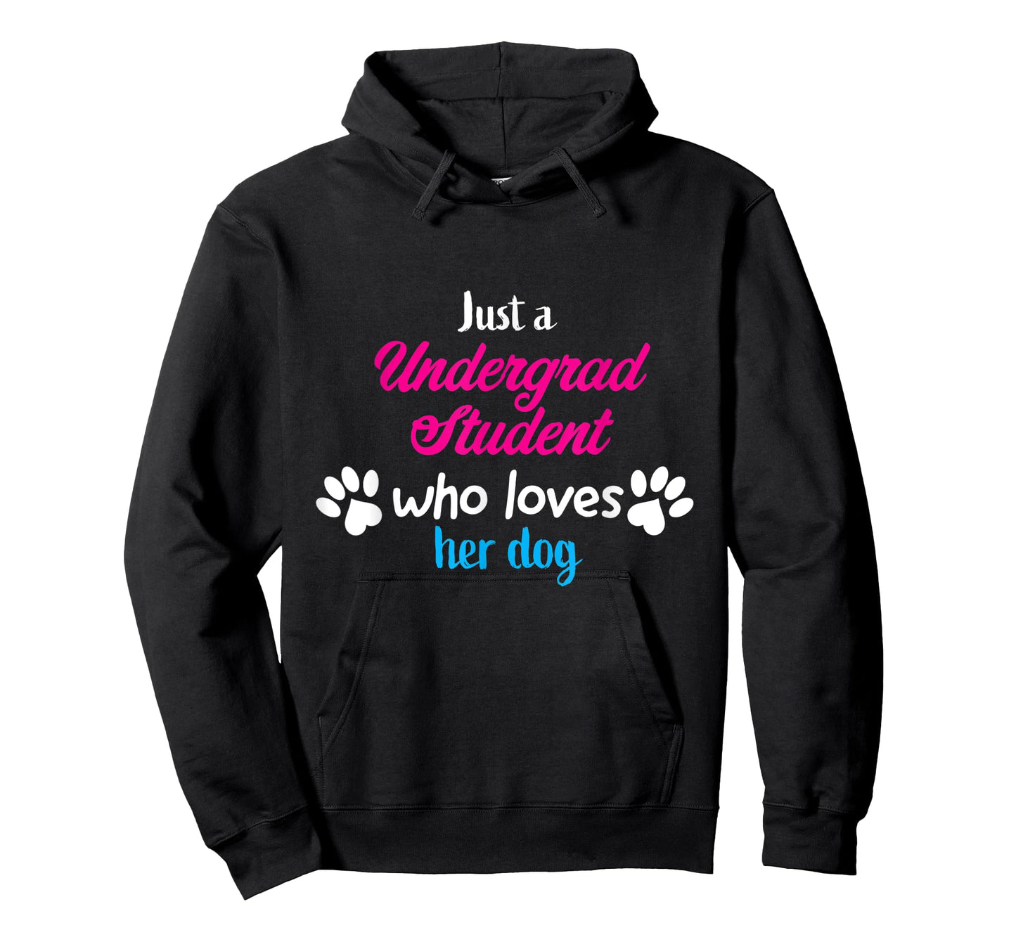 Just Who Undergrad Student Loves Her Dog Men Women T-Shirt