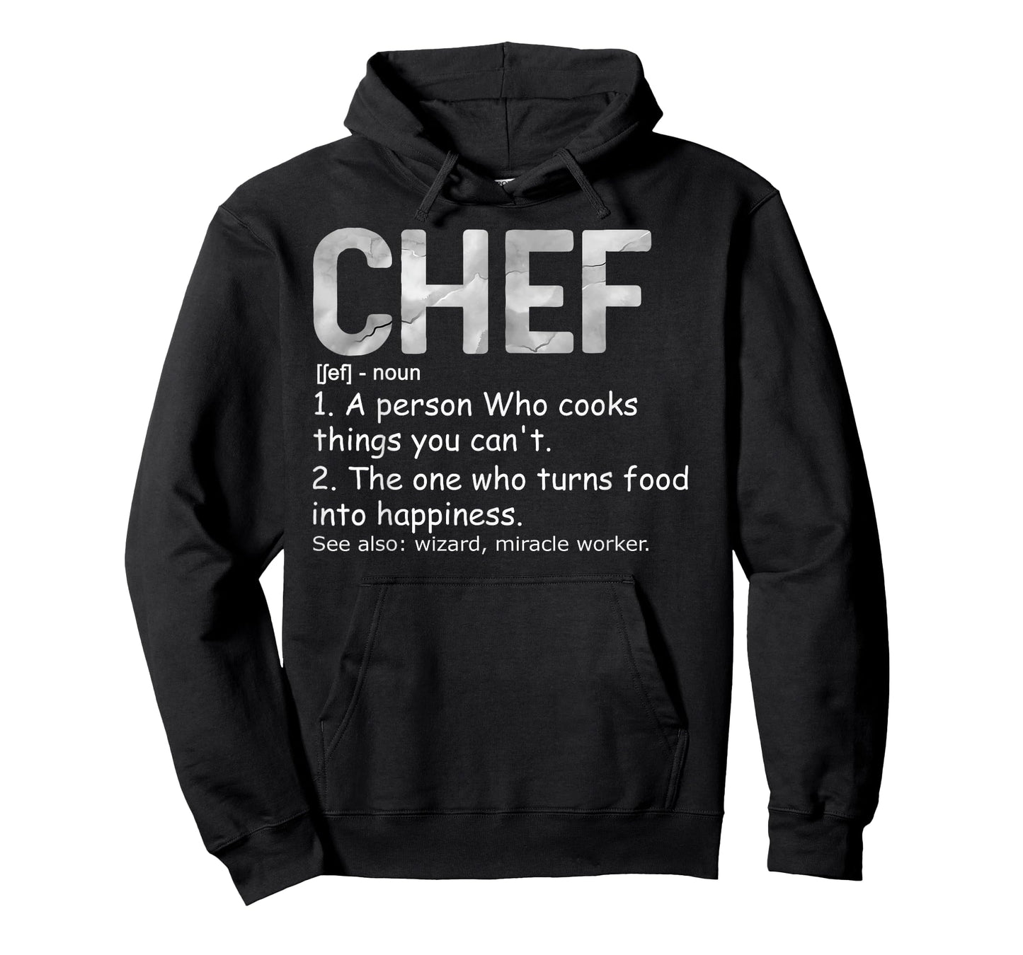 Chef Definition Chef & Cook Funny Cooking Culinary Tee T-Shirt