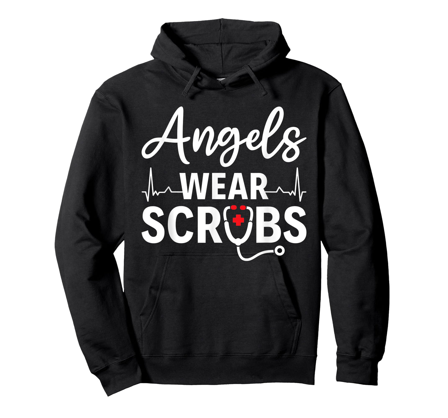 Angels Wear Scrubs Homecare Nurse T-Shirt