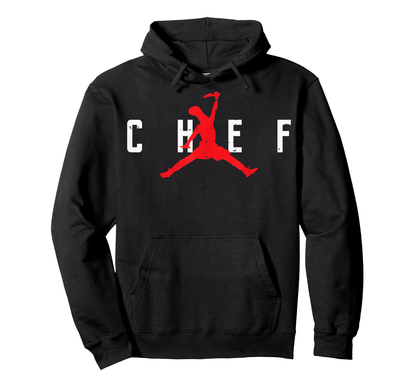 Chef Basketball Dunk Silhouette Funny Culinary Men Women T-Shirt