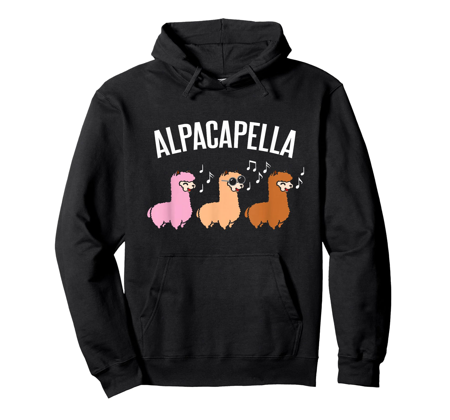 Alpacapella Cute woolly Acapella Alpaca Musician T-Shirt