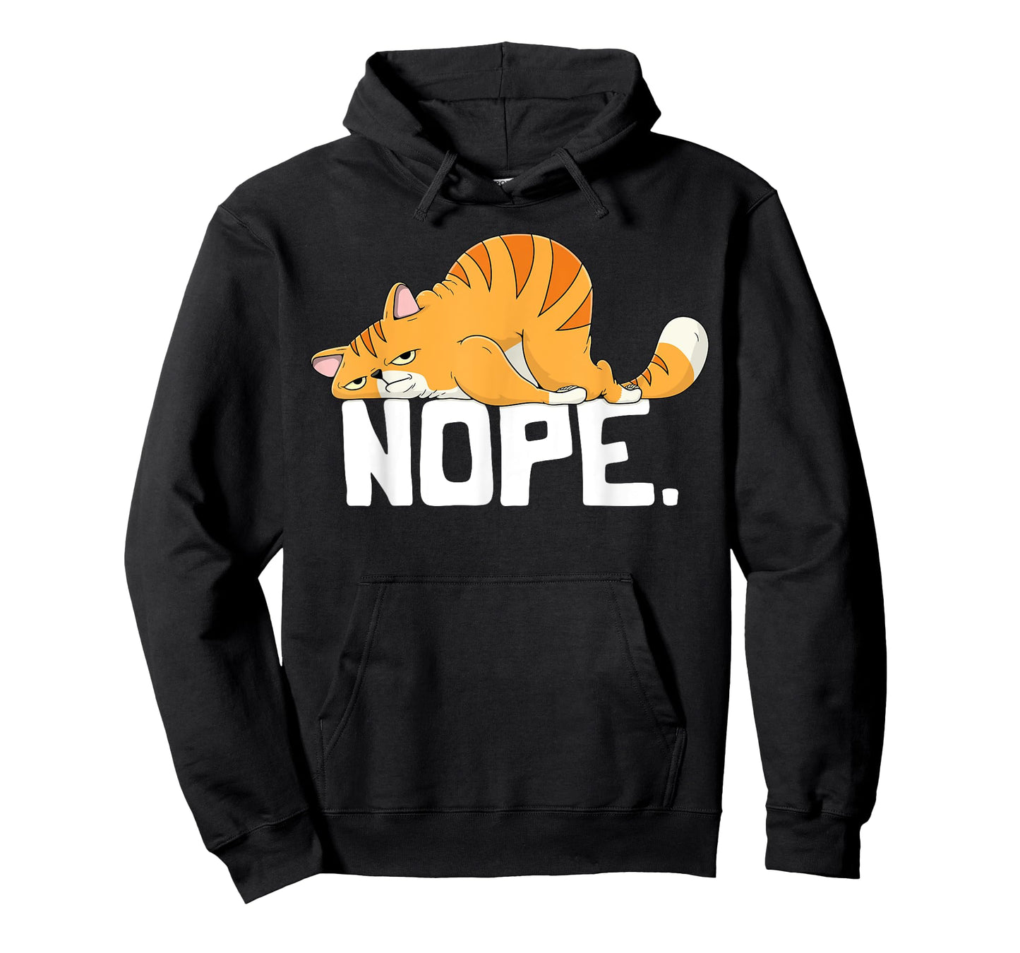 Nope Tshirt Cat Lovers Gift Nope T Shirts for Women Lazy Cat T-Shirt