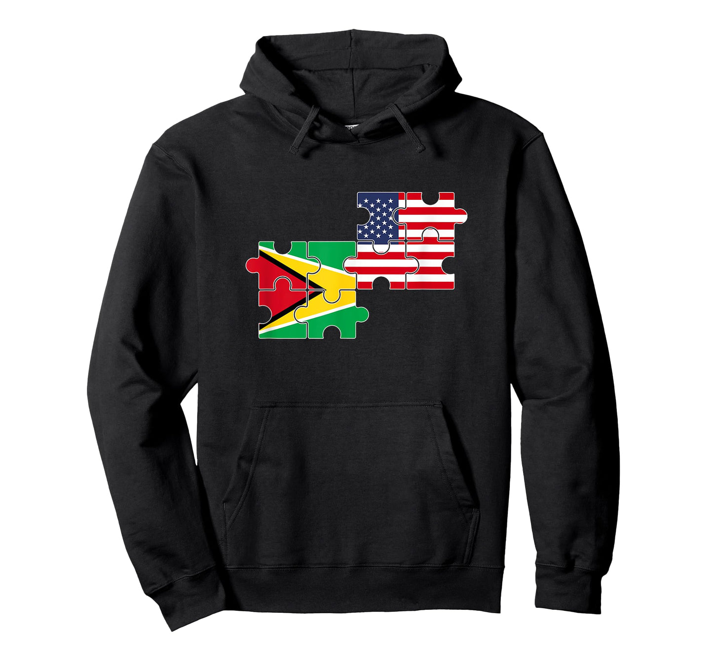 Guyana USA Flag American Guyanese T-Shirt for Women Kids Men