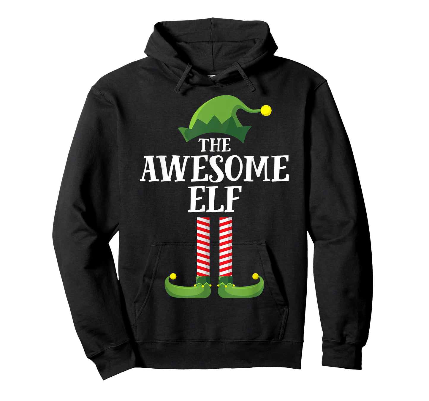 Awesome Elf Matching Family Group Christmas Party Pyjamas T-Shirt