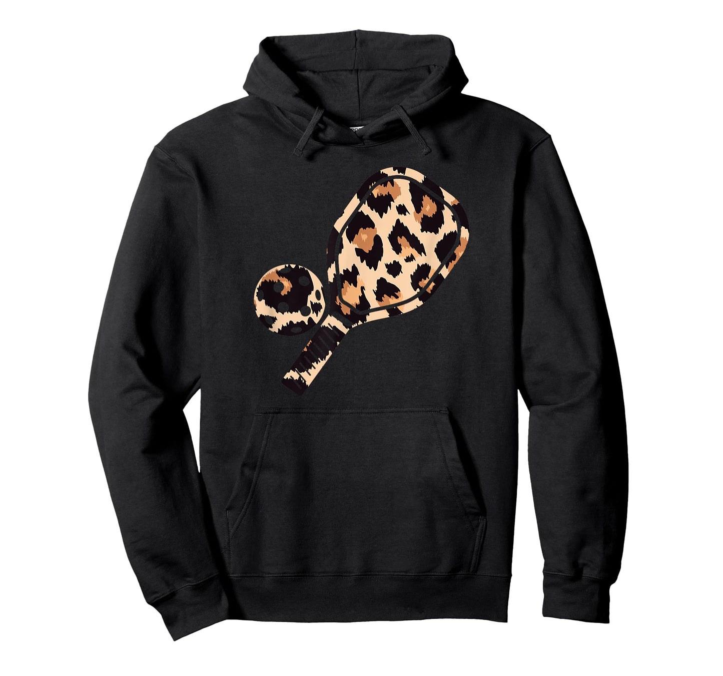 Cheetah Leopard Pickleball Paddleball Sports Mom Dad Funny T-Shirt