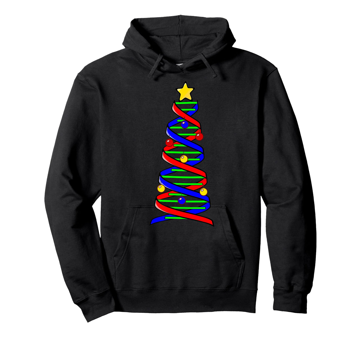 DNA Helix Christmas Tree Life Science Biology Teacher Gift T-Shirt