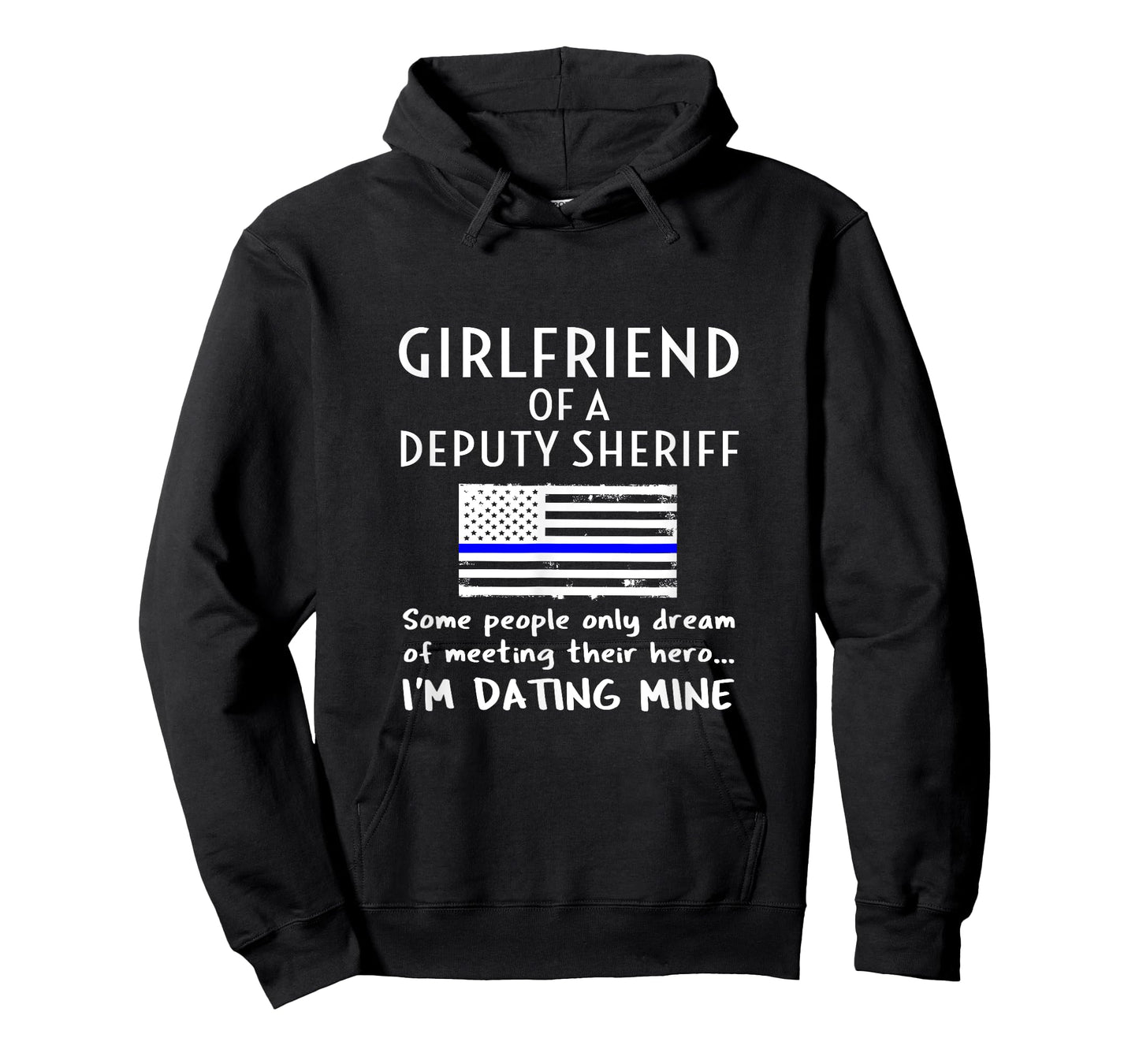 Proud Deputy Sheriff Girlfriend Boyfriend Quote Saying USA T-Shirt