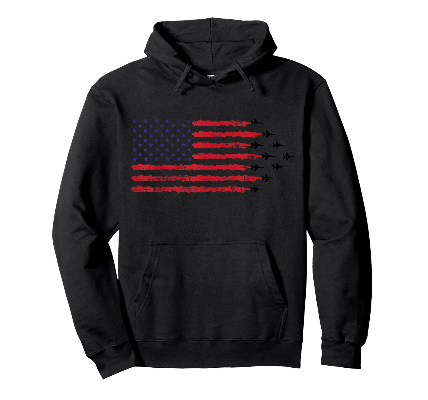 Patriotic vintage American flag F-16 formation t-shirt T-Shirt