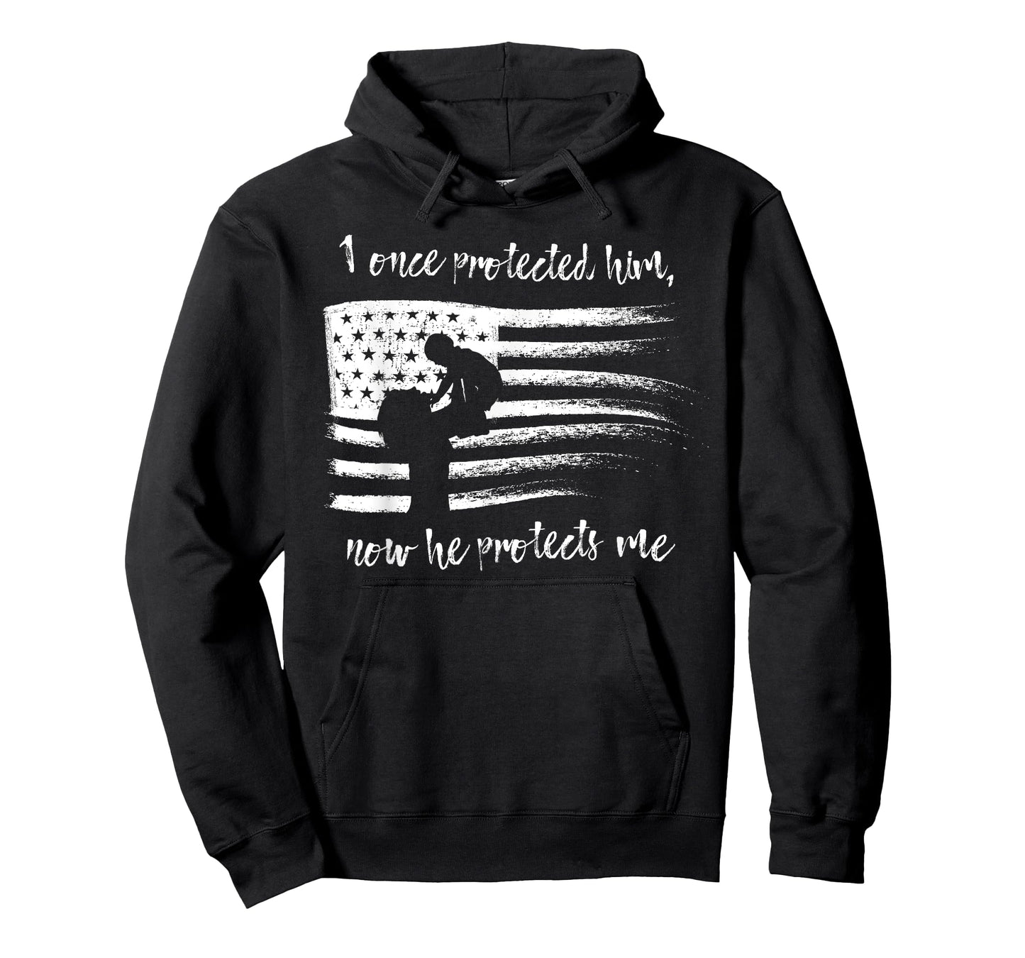 I Once Protected Him Now He Protects Me Military Mom Shirt T-Shirt