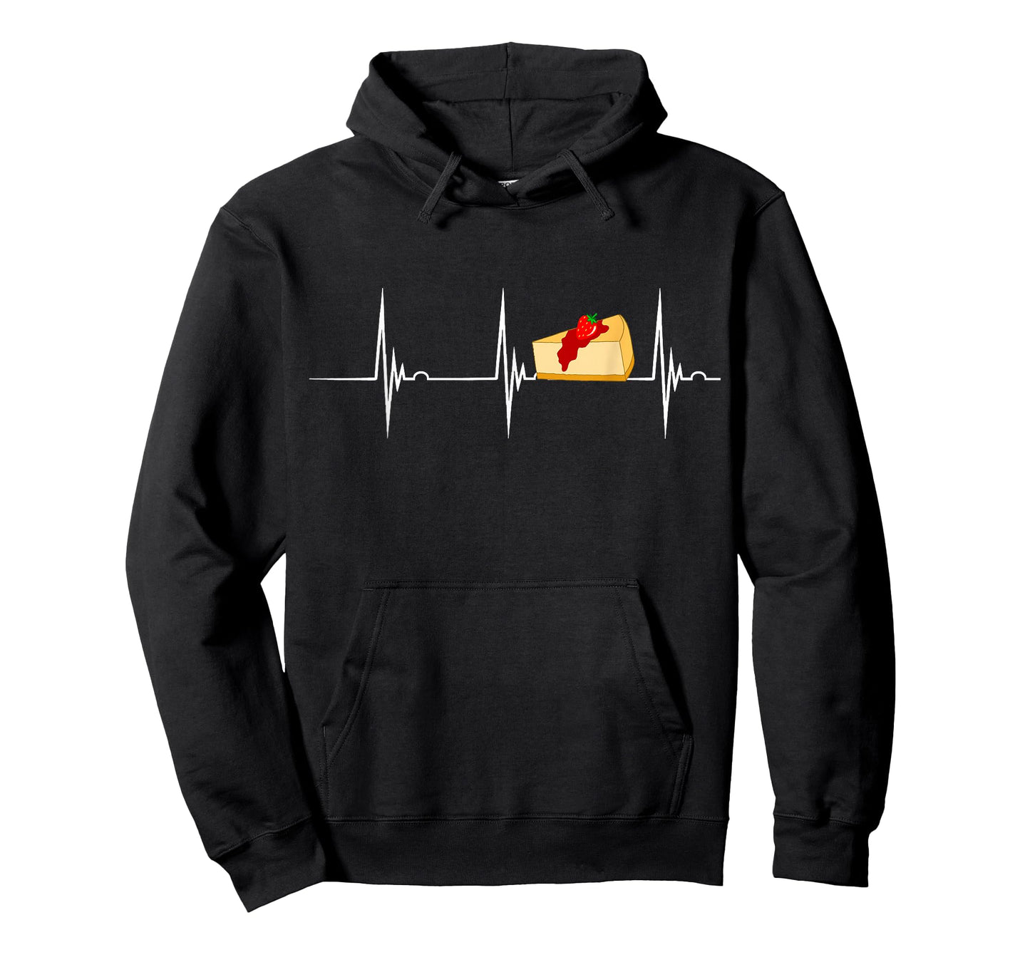 Cheesecake Heartbeat ECG Pulse Cheese Cake Cake T-Shirt
