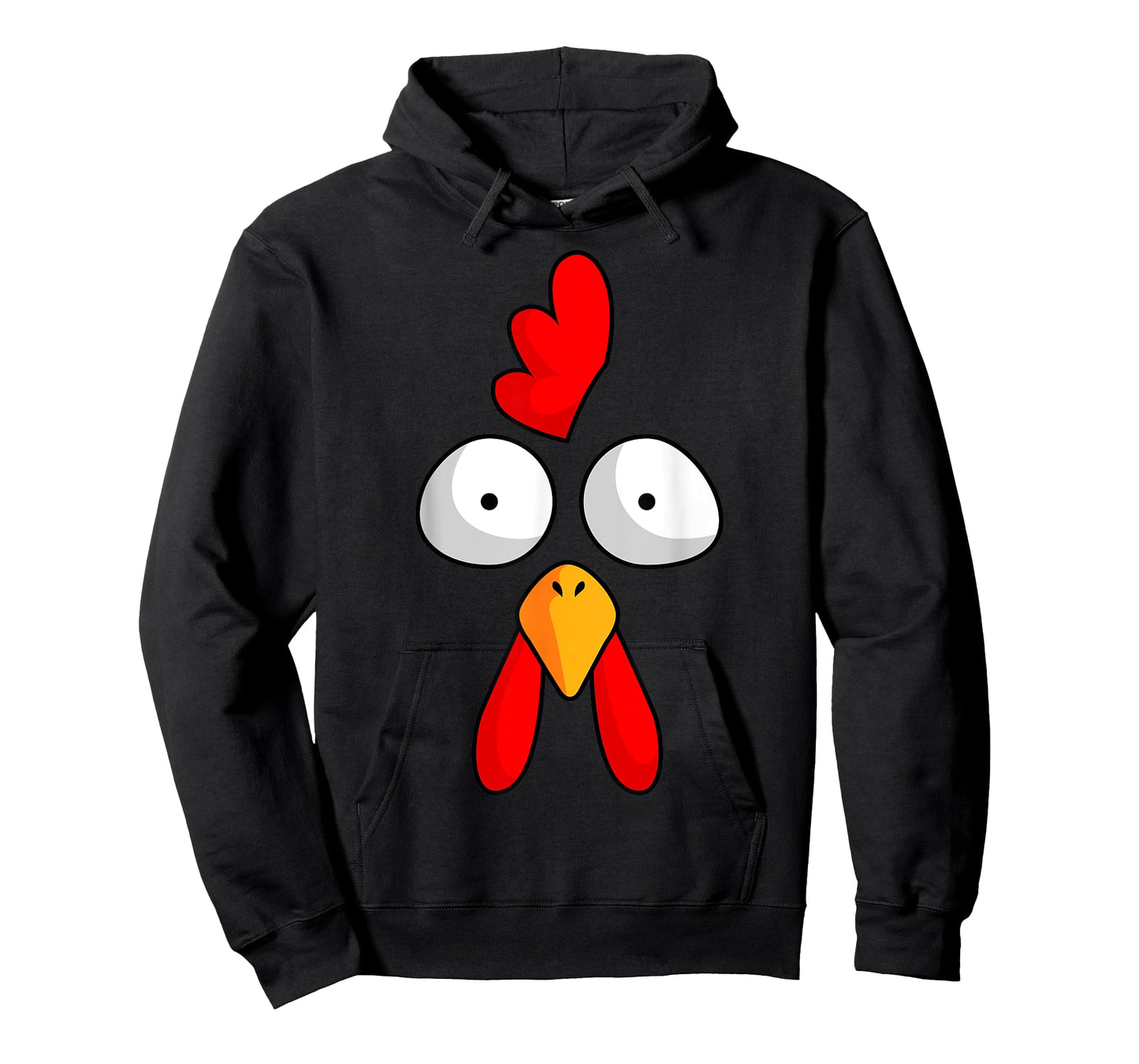 Chicken Face Rooster Halloween Costume Farm Poultry T-Shirt