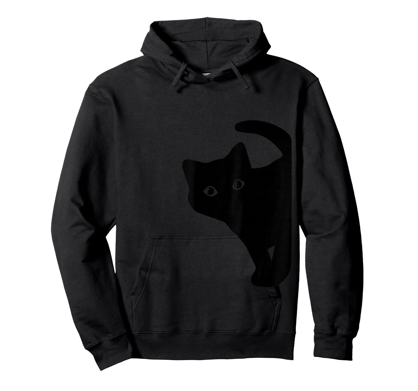 Peeking Cute Black Curious Kitten Men Women Kids Boys Girls T-Shirt