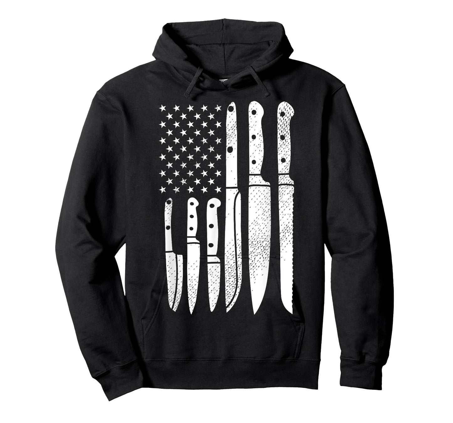 Chef Knives Cooking Utensil Cook Cooking US Flag July 4 T-Shirt