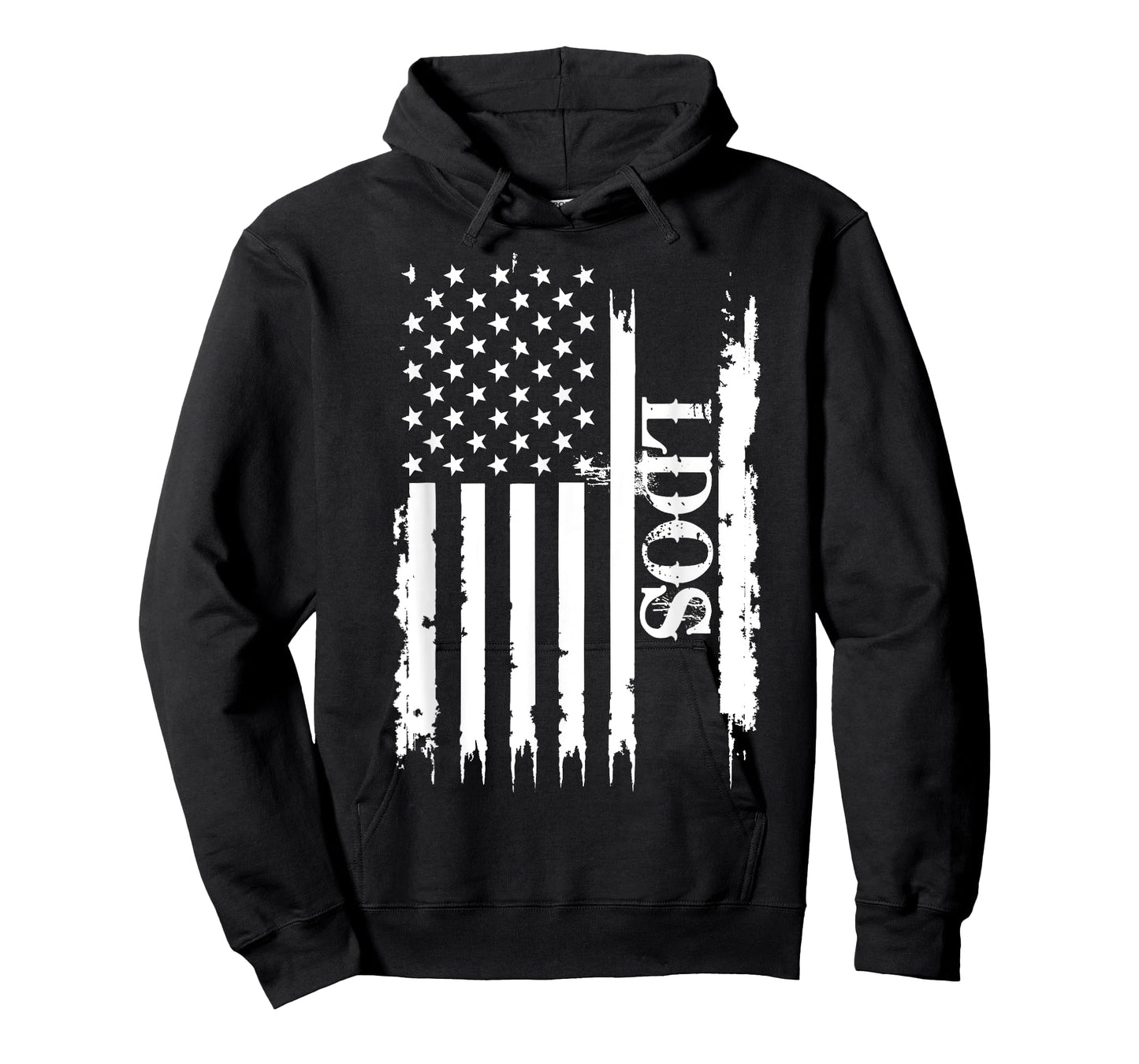LDOS United States Distressed w US Flag T-Shirt
