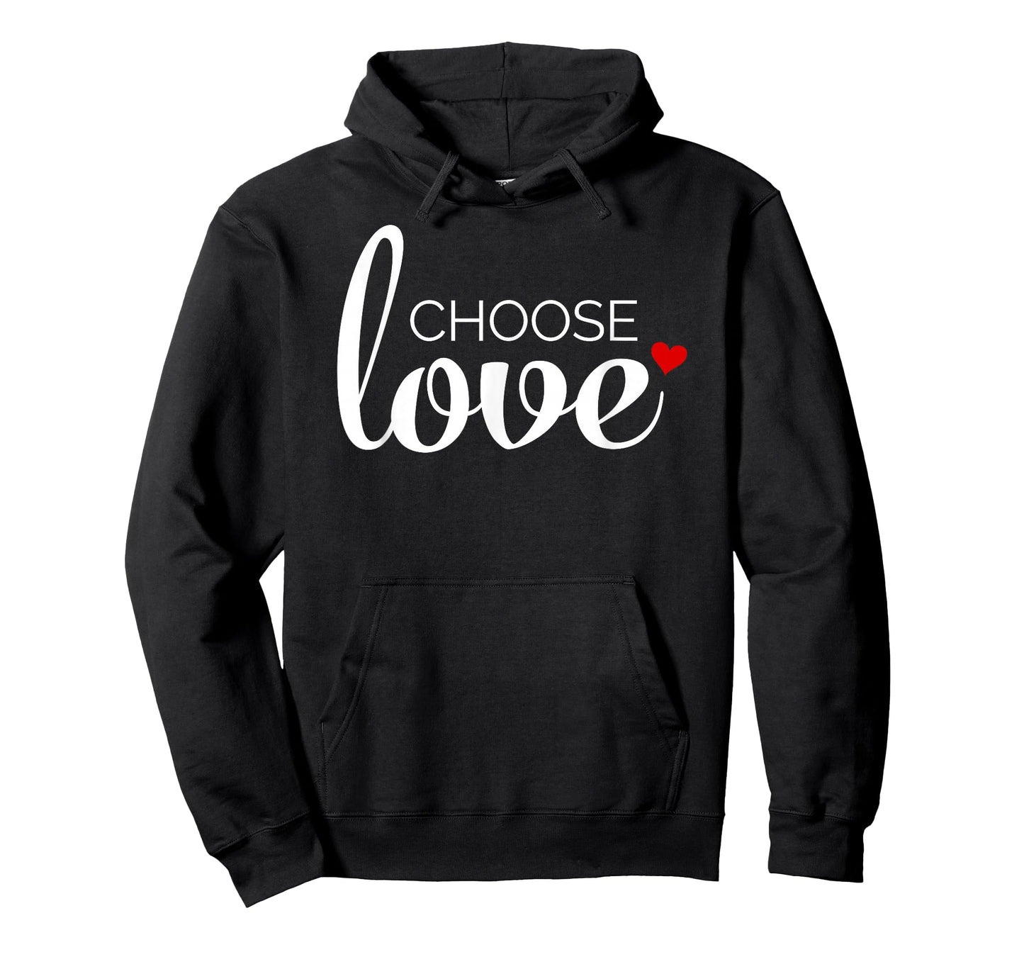 Choose Love with Red Heart - Inspirational T-Shirt