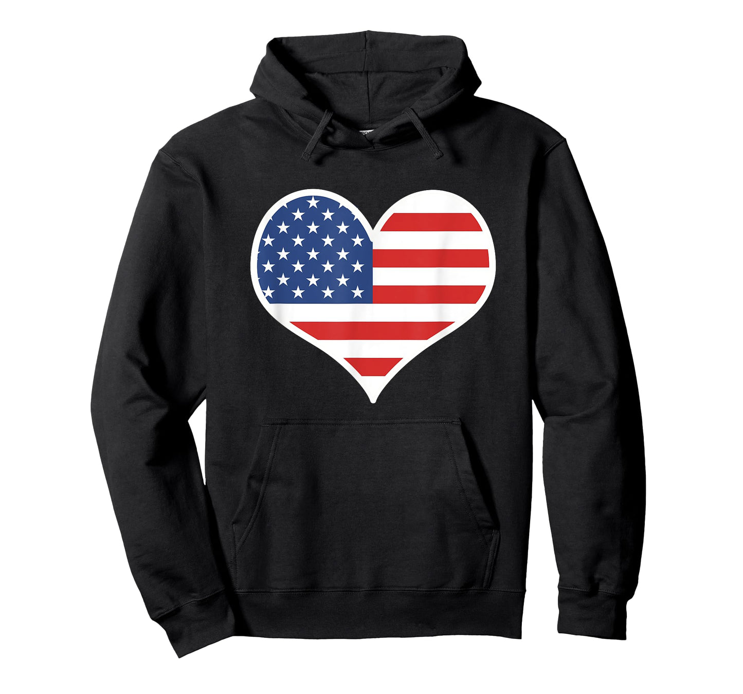 American Flag Heart Shirt - July 4th TShirt I Love USA T-Shirt for Women Kids Men