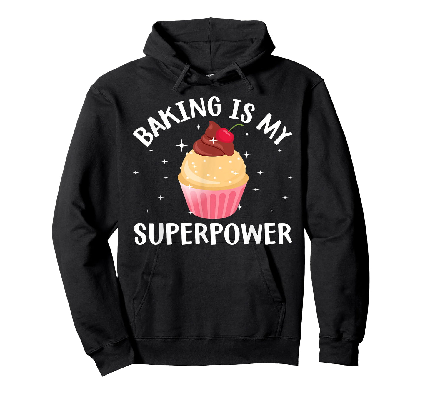 Cool Baking For Men Women Cupcake Superpower Baker Cake Chef T-Shirt